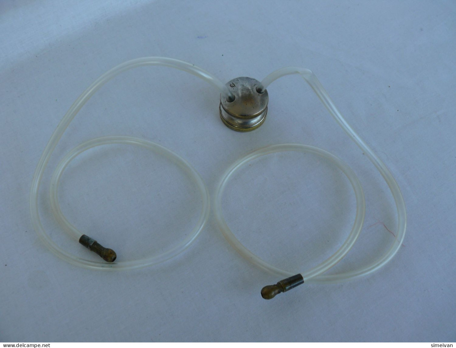 VINTAGE MEDICINE OLD BRASS EAR CLEANING TOOL #1372 - Medical & Dental Equipment