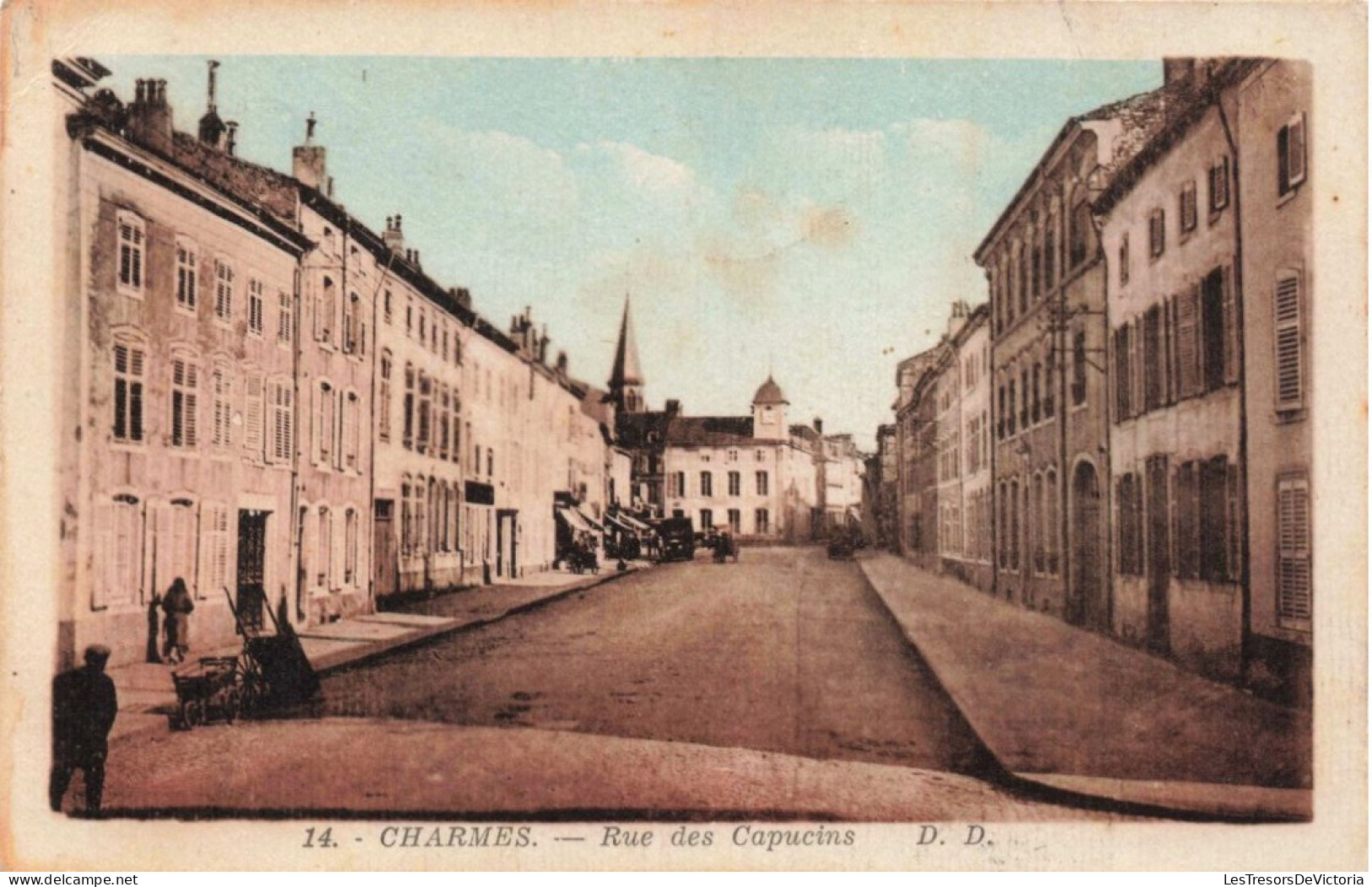 FRANCE - Charmes - Rue Des Capucins - DD - Carte Postale Ancienne - Charmes