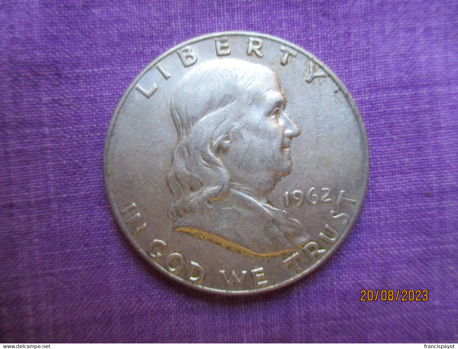 USA Half-dollar Franklin 1962 D - Belarús