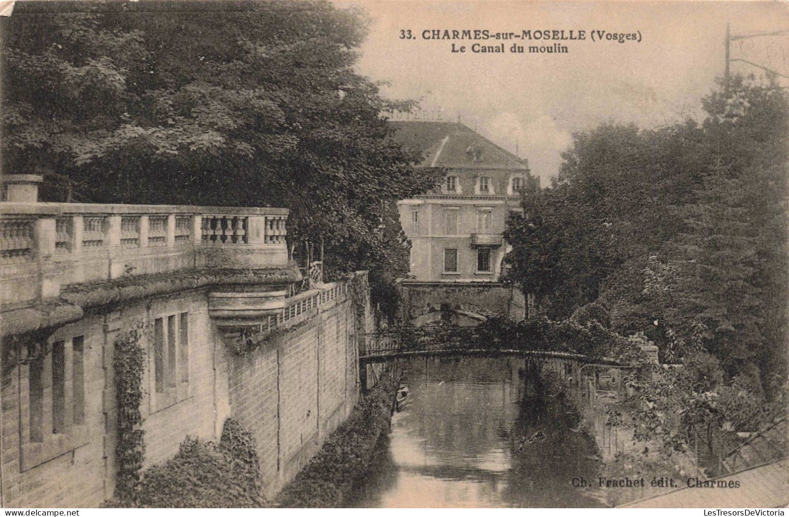 FRANCE - Charmes Sur Moselle - Le Canal Du Moulin - Carte Postale Ancienne - Charmes