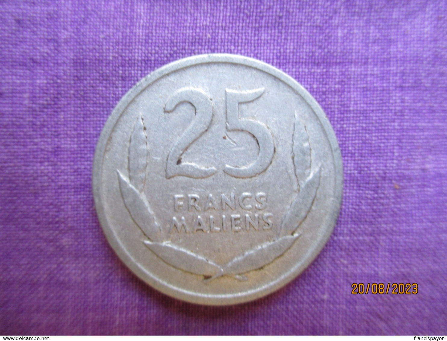 Mali: 25 Francs 1961 - Mali (1962-1984)