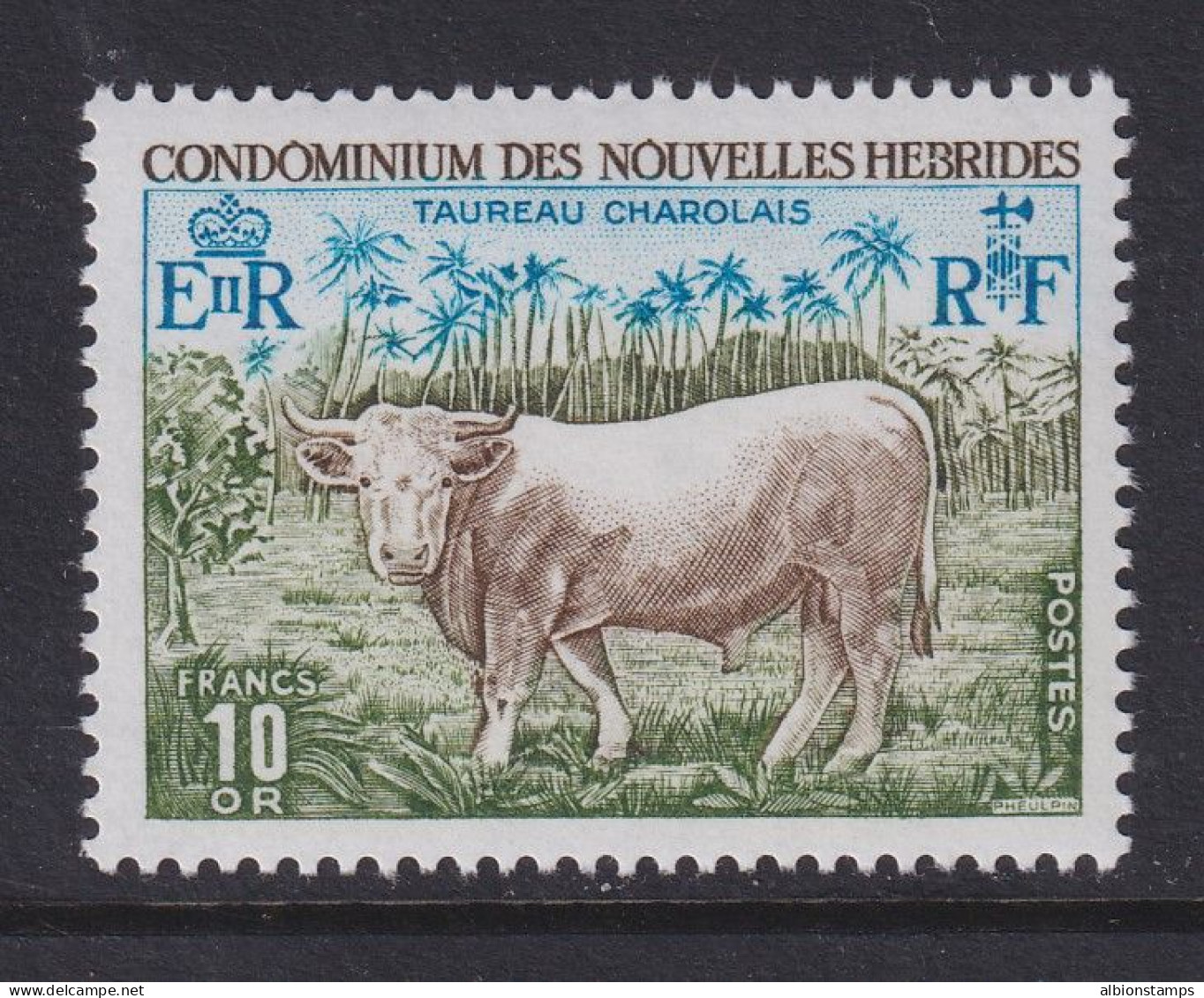 New Hebrides (French), Scott 215 (Yvert 408), MNH - Unused Stamps