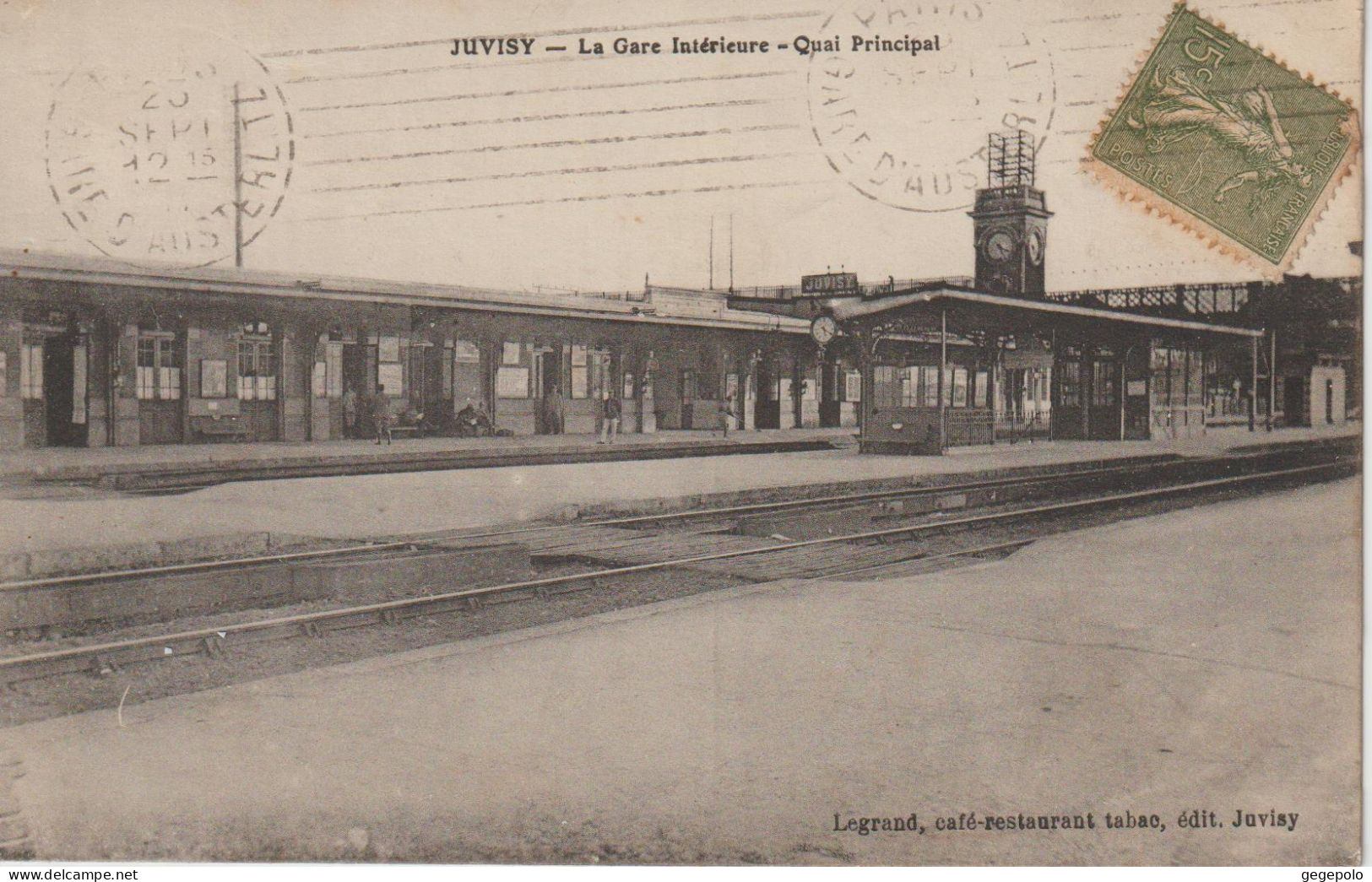 JUVISY  Sur ORGE - La Gare Intérieure - Quai Principal - Juvisy-sur-Orge