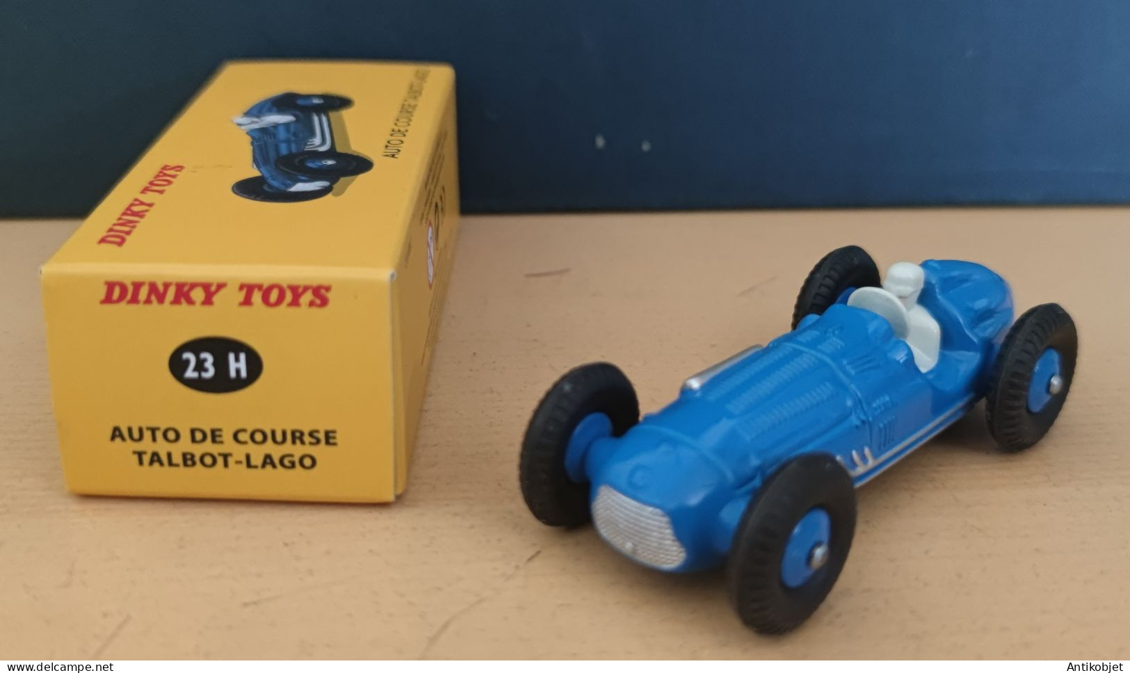 Talbot-Lago Auto De Course Bleue Dinky Toys Atlas 1:43 - Dinky