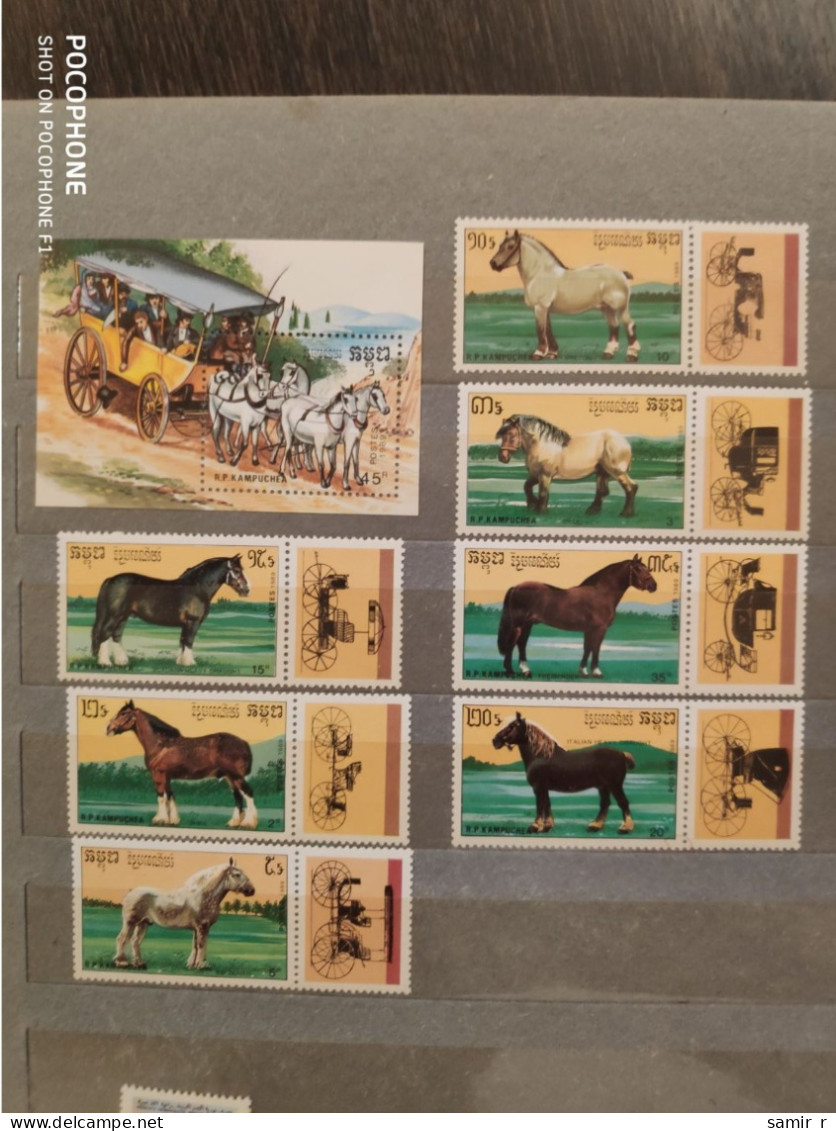 1989 Kampuchea	Horses (F29) - Kampuchea