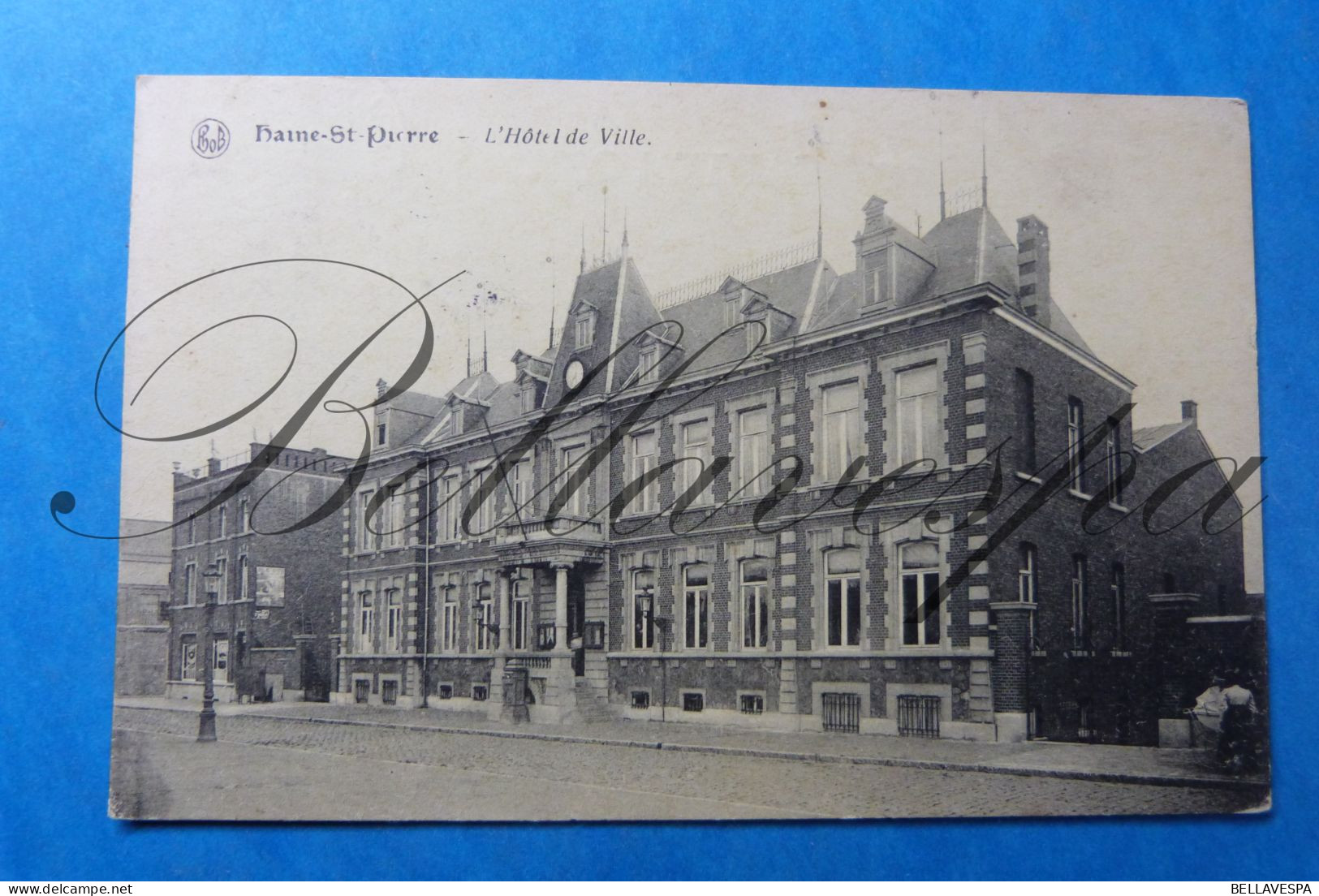 Haine Saint Pierre  Maison Communale Hotel De Ville  Gemeentehuis Stadhuis  1921 - Autres & Non Classés