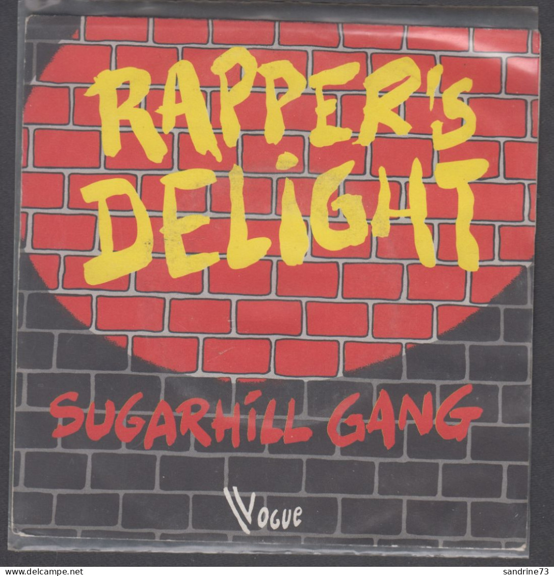 Disque Vinyle 45t - Sugarhill Gang - Rapper's Delight - Rap & Hip Hop