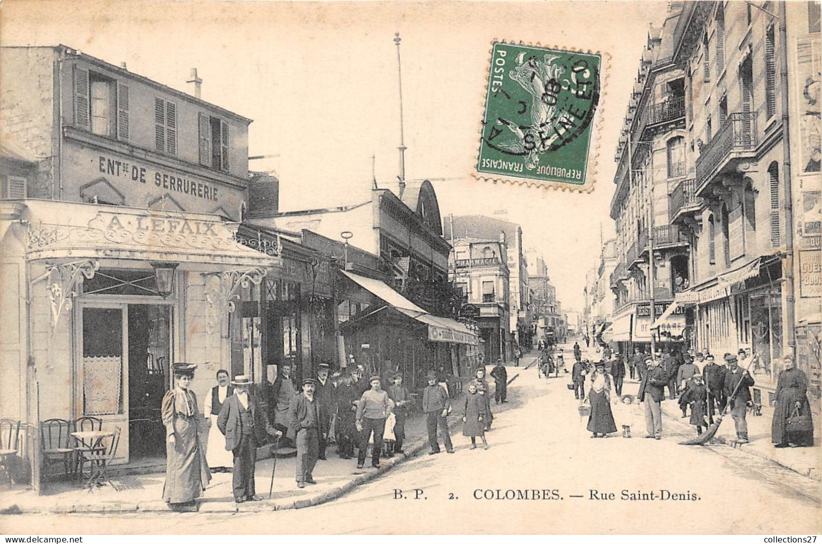 92-COLOMBES- RUE SAINT DENIS - Colombes