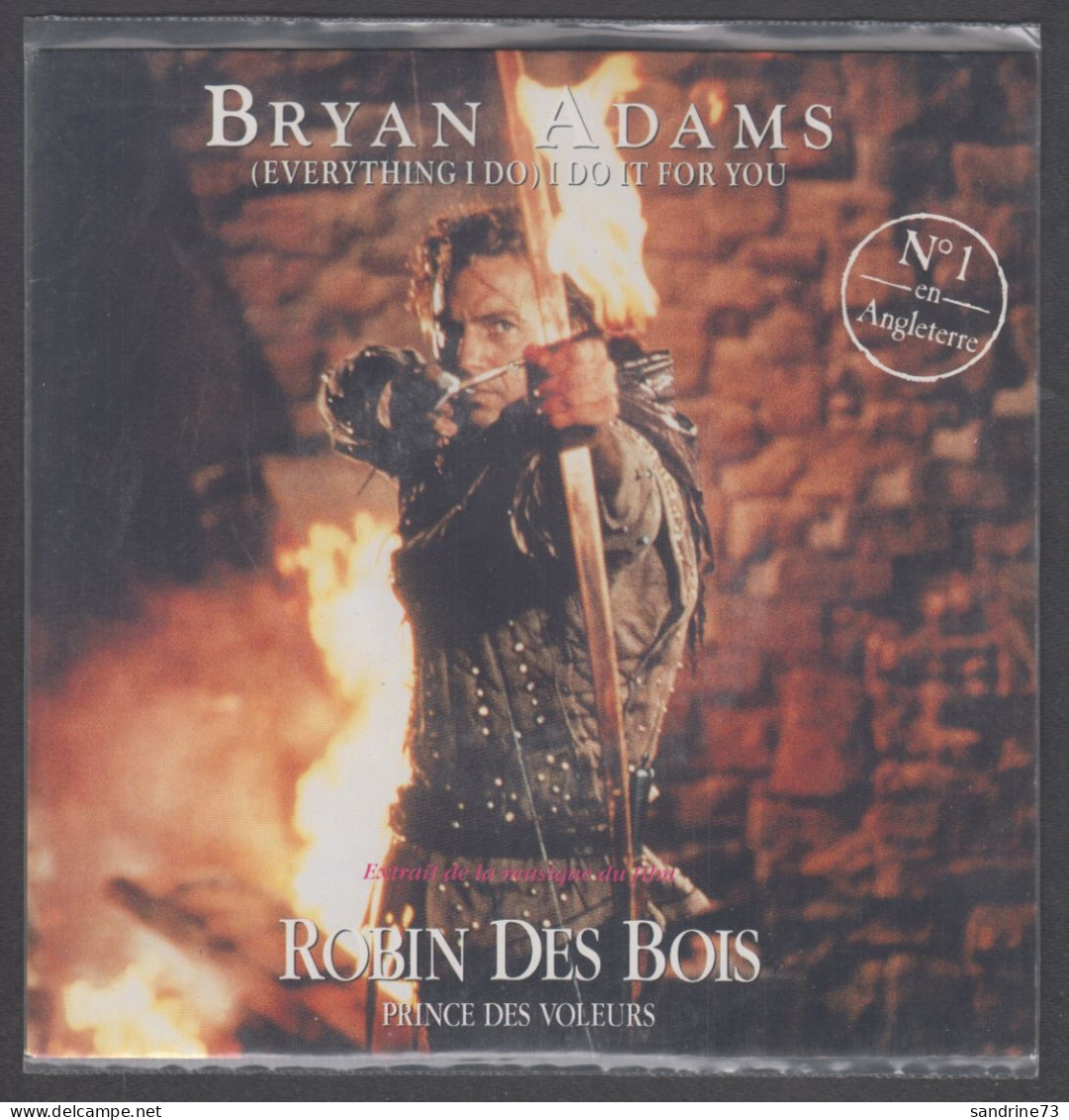 Disque Vinyle 45t - Bryan Adams - (Everything I Do) - I Do It For You - Dance, Techno En House