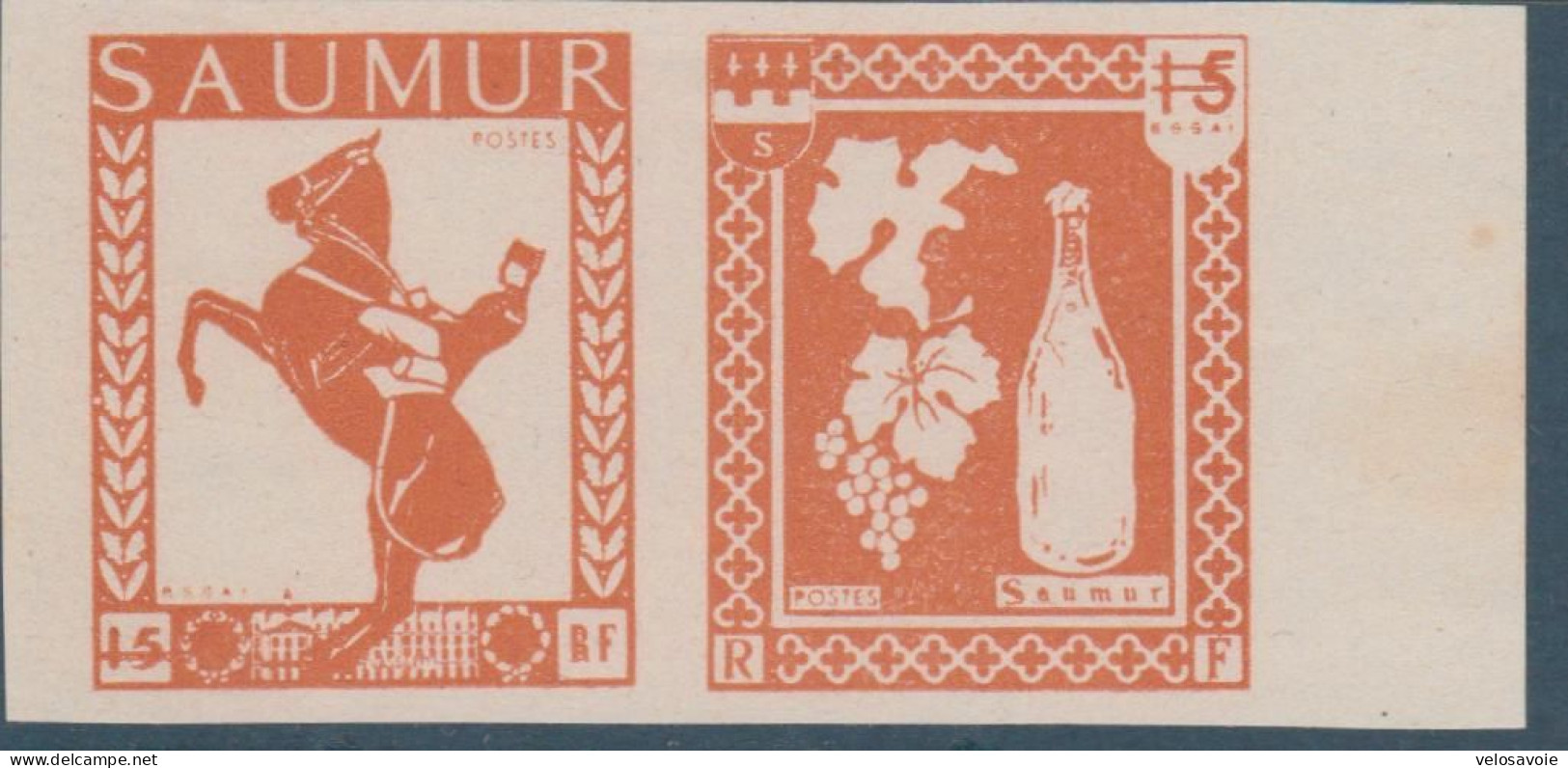 GREVE DE SAUMUR LOT DE 8 PROJETS DIFFERENTS NEUFS SANS GOMME - Stamps