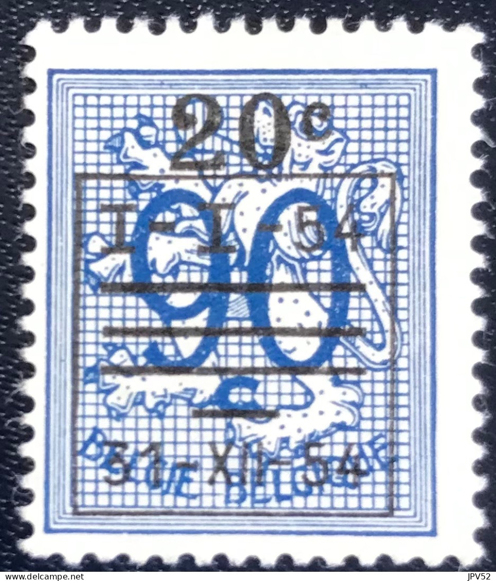 België - Belgique - C18/20 - 1954 - (°)used - Michel 988 - Cijfer Op Heraldieke Leeuw + Opdruk - Typo Precancels 1951-80 (Figure On Lion)