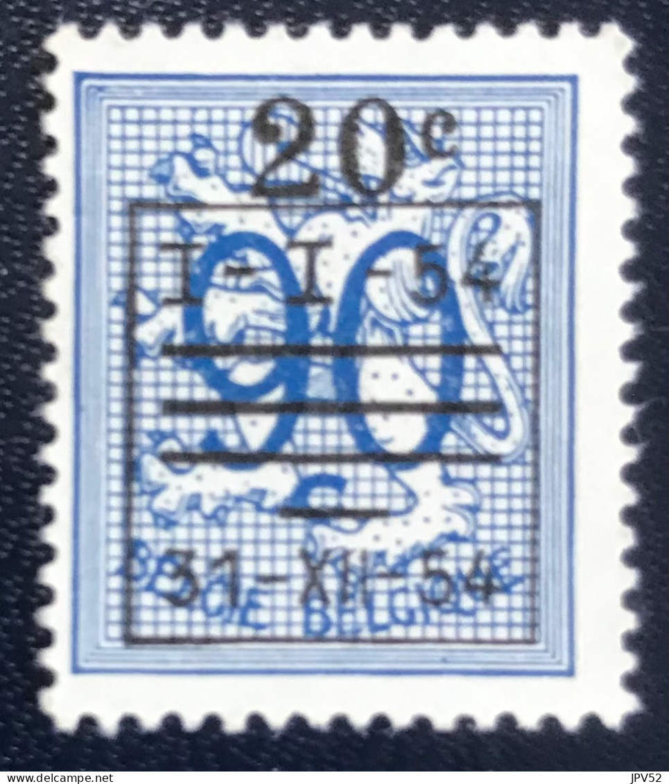 België - Belgique - C18/20 - 1954 - (°)used - Michel 988 - Cijfer Op Heraldieke Leeuw + Opdruk - Typos 1951-80 (Chiffre Sur Lion)