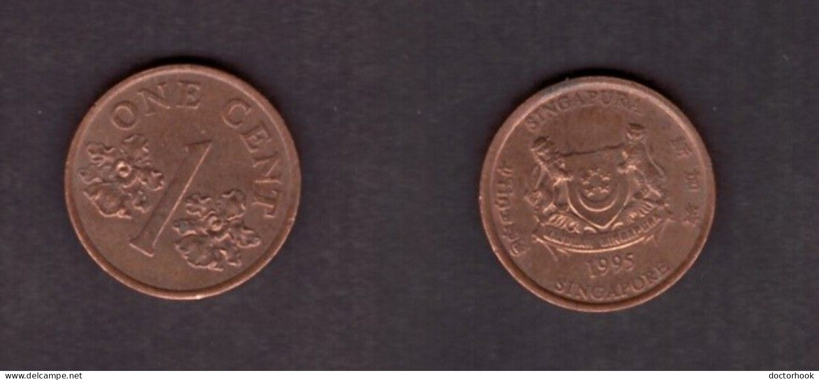 SINGAPORE   1 CENT 1995 (KM # 98) #7447 - Singapour