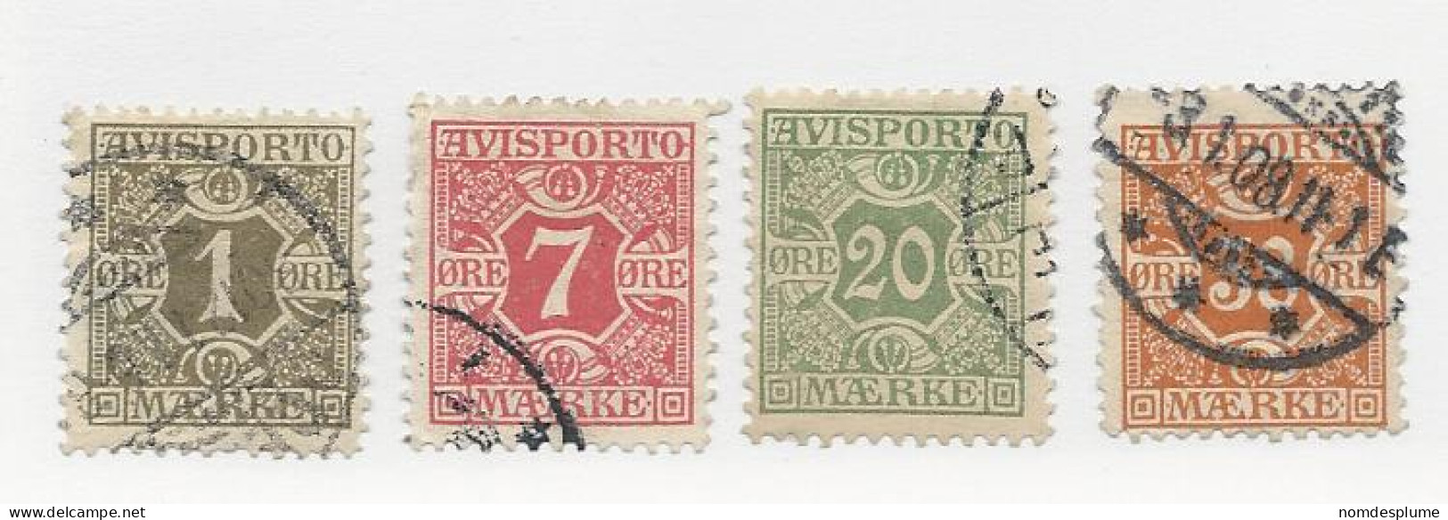23956 ) Denmark Collection Postmark Cancel - Used Stamps
