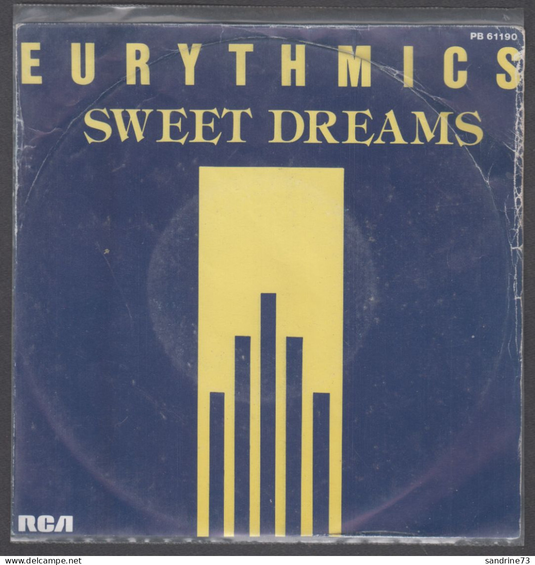 Disque Vinyle 45t - Eurythmics - Sweet Dreams - Dance, Techno En House