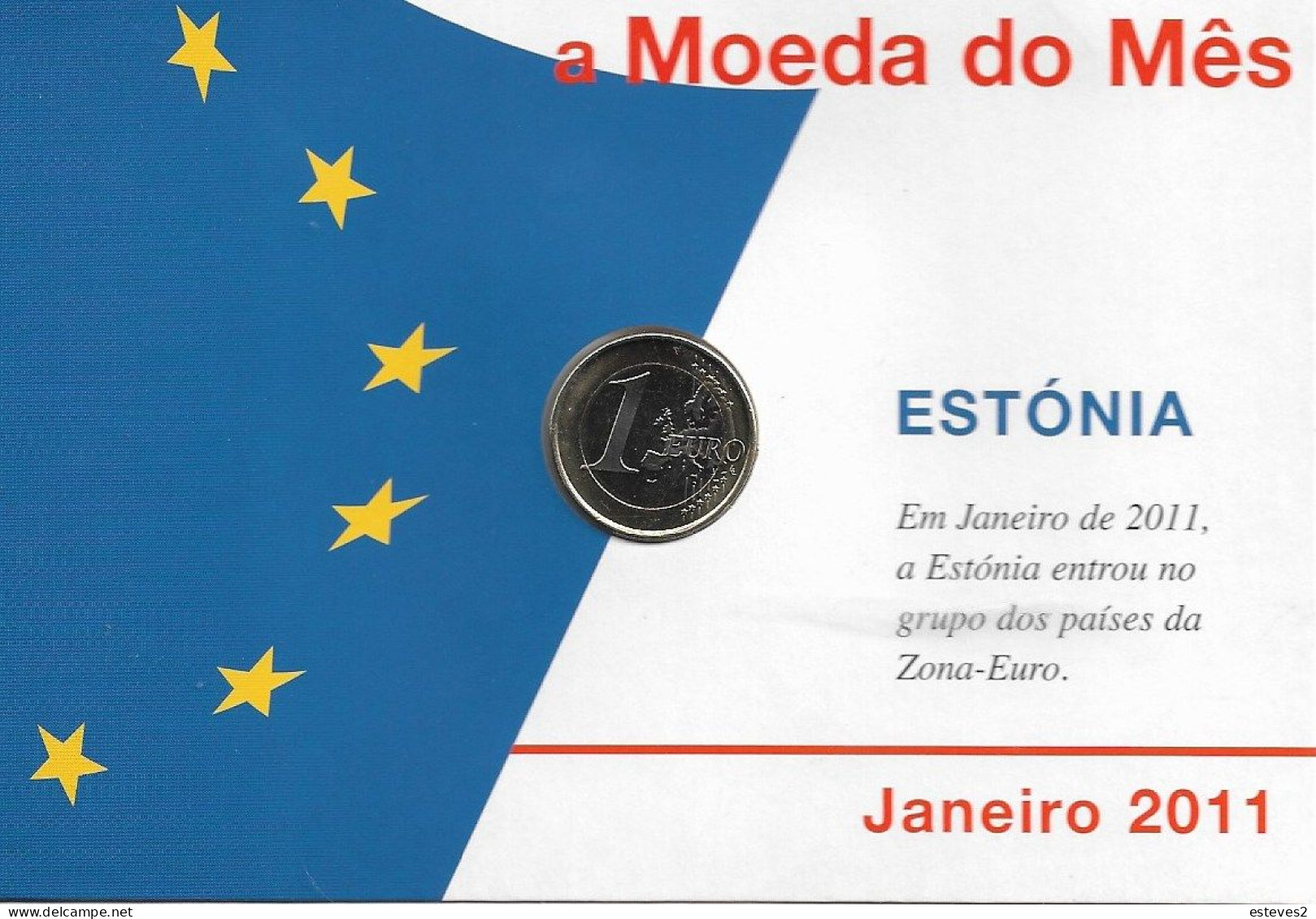 Estonia , 2011 , 1 Euro , UNC - Estland