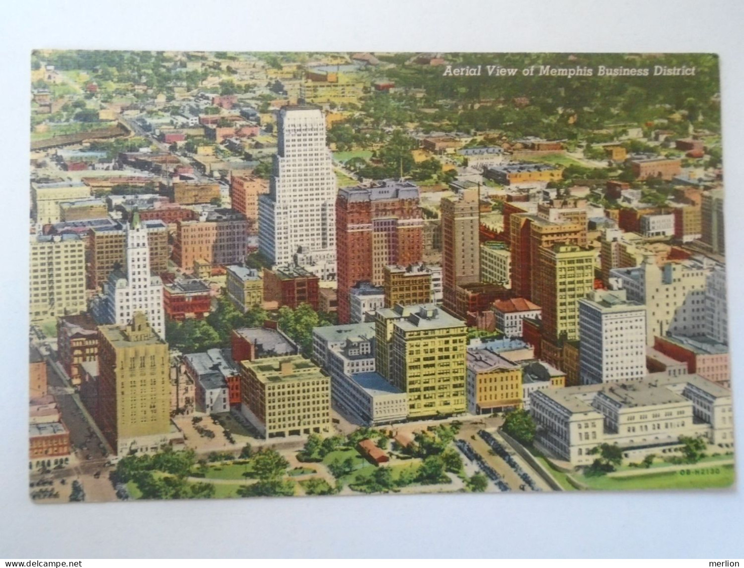 D197435    US   Memphis  Business District - Tennessee    Ca 1940-50's - Memphis