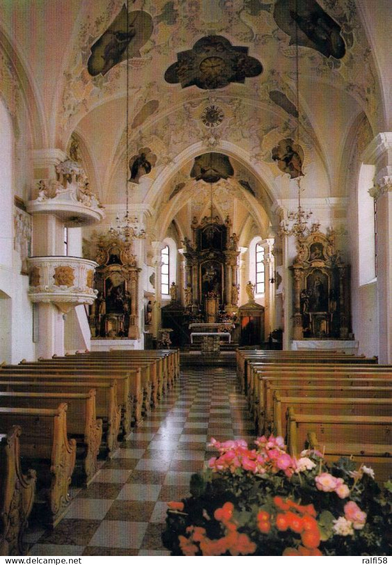 4 AK Österreich / Tirol * Kirchberg In Tirol - 3 Luftbildaufnahmen Und Eine Innenansicht Der Pfarrkirche Zum St. Ulrich - Kirchberg