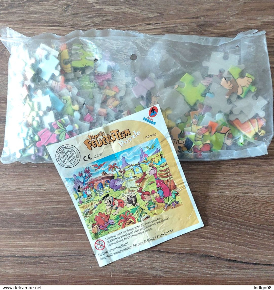 Maxi Puzzle Les Pierres à Feu Flinstones Familie Feuetstein 2001 Non Monté - Puzzles