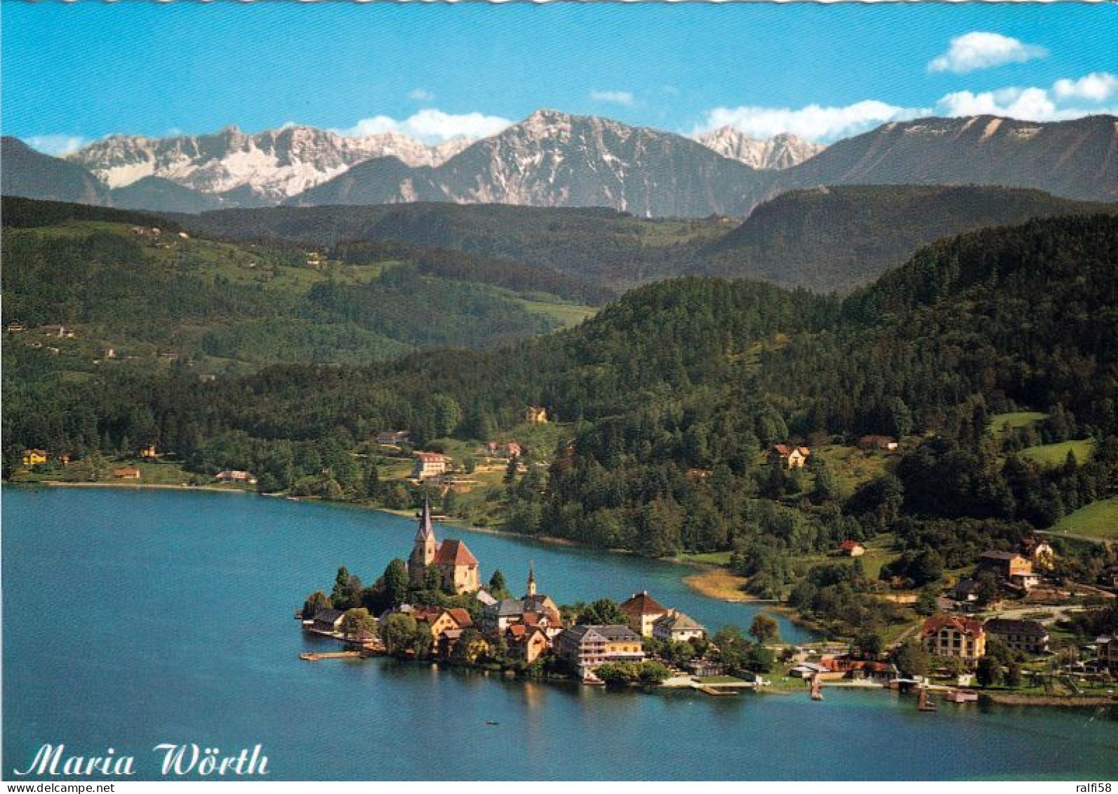 3 AK Österreich - Kärnten * Blick Auf Die Kirchenanlage Maria Wörth Auf Einer Halbinsel Am Wörther See * - Maria Wörth