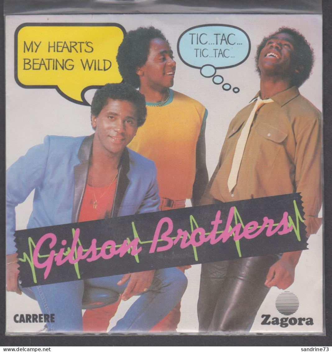 Disque Vinyle 45t - Gibson Brothers - My Hearts Beating Wild - Dance, Techno & House