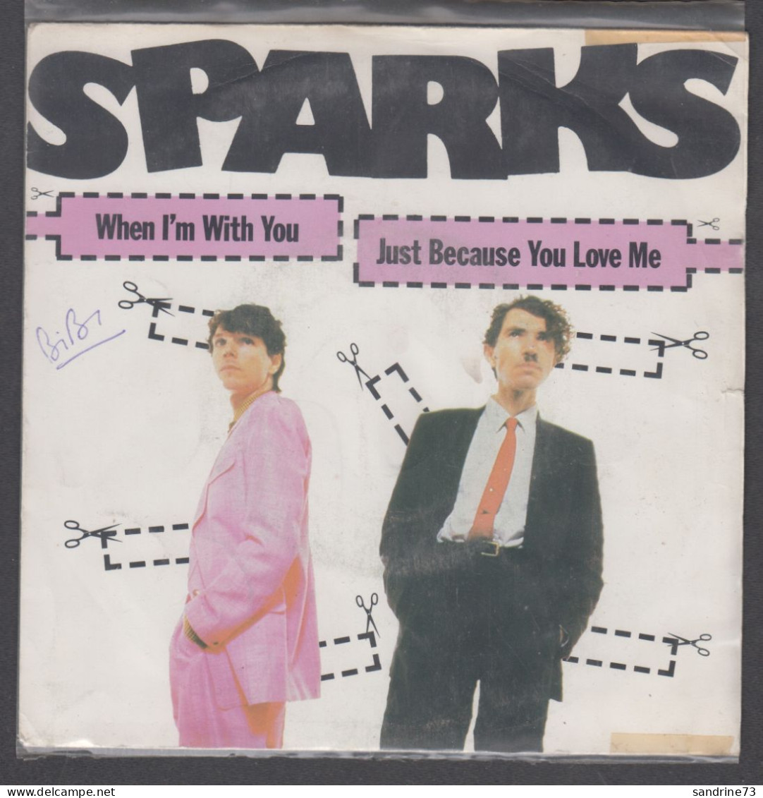 Disque Vinyle 45t - Sparks - When I'm With You - Dance, Techno & House