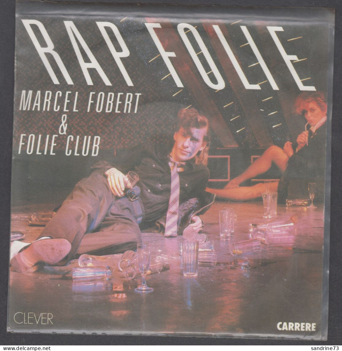 Disque Vinyle 45t - Marcel Fobert And Folie Club - Rapfolie - Dance, Techno En House