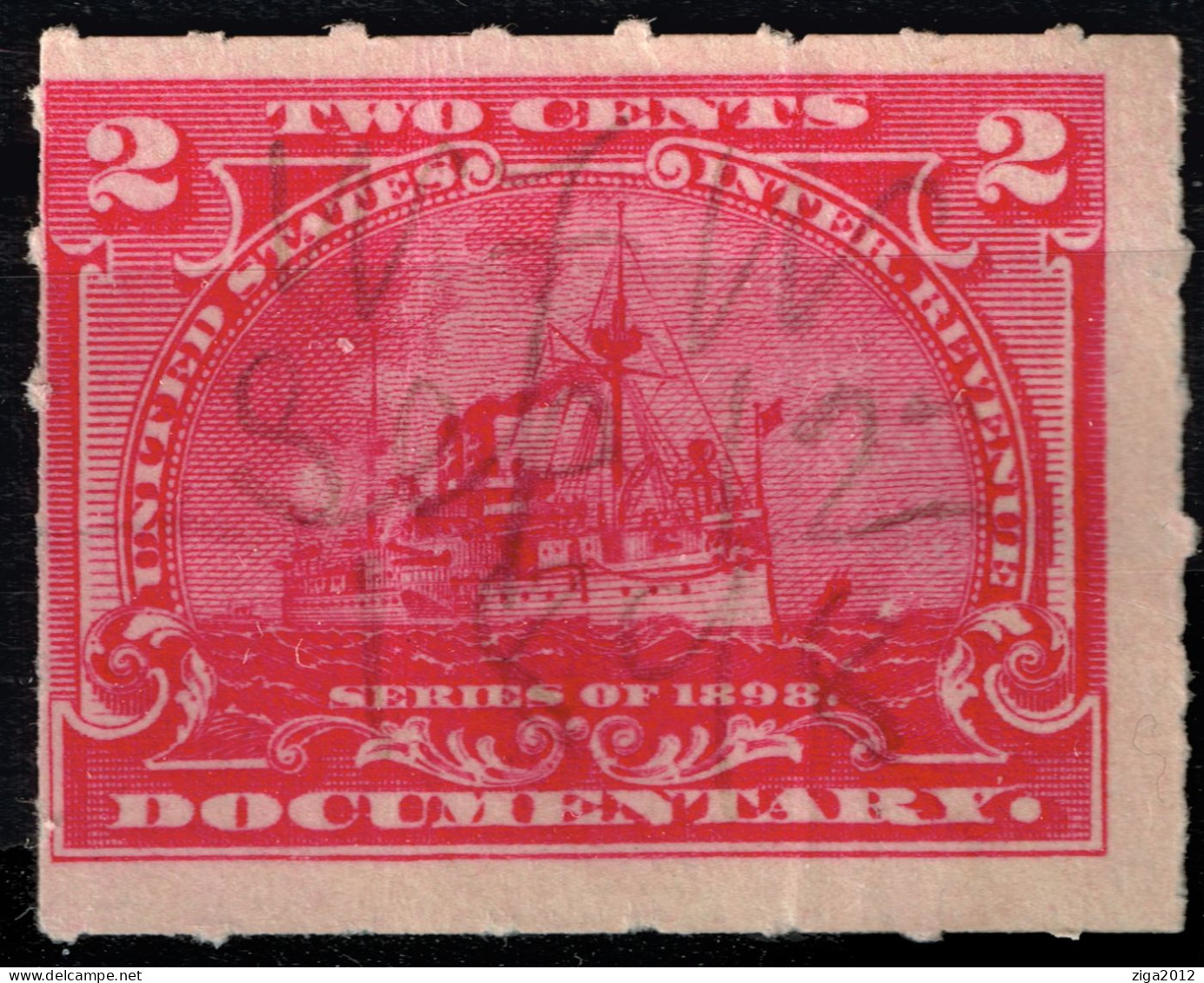 1898 US REVENUE STAMPS USED TWO CENTS - Revenues