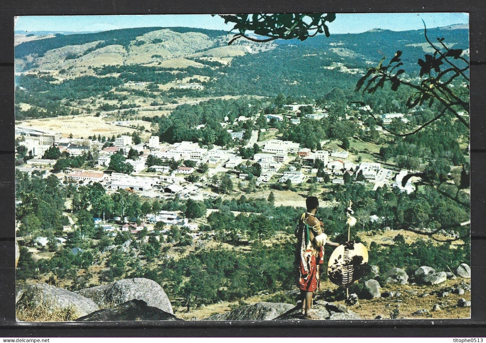 SWAZILAND. Carte Postale écrite. Vue De Mbabane. - Swazilandia