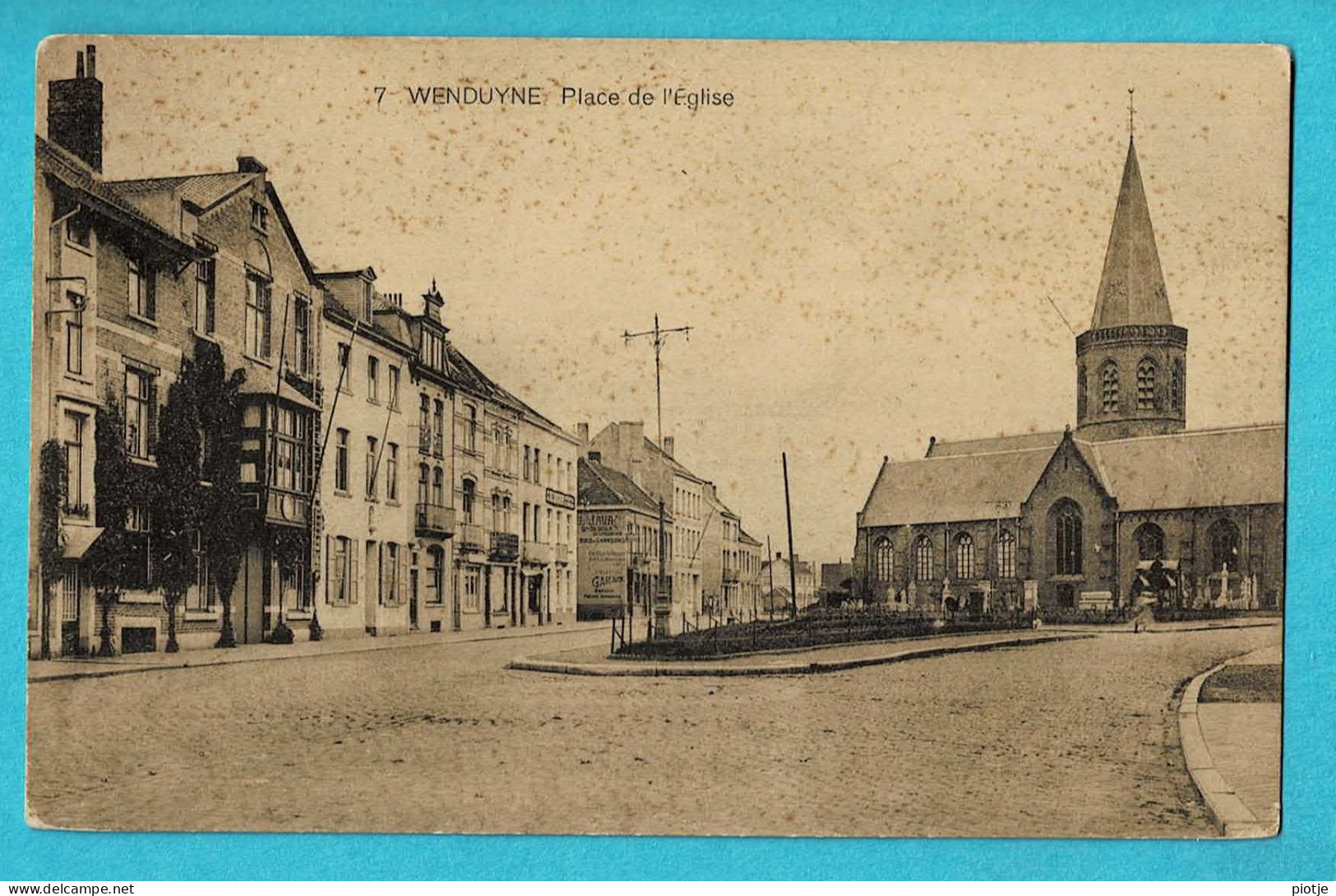 * Wenduine - Wenduyne (Kust - Littoral) * (M. Marcovici - Edit Agence Vandekerkhove, Nr 7) Place De L'église, Kerk, Old - Wenduine