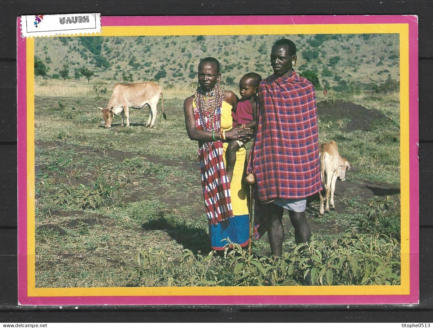 KENYA. Carte Postale écrite. Maasai. - Kenya