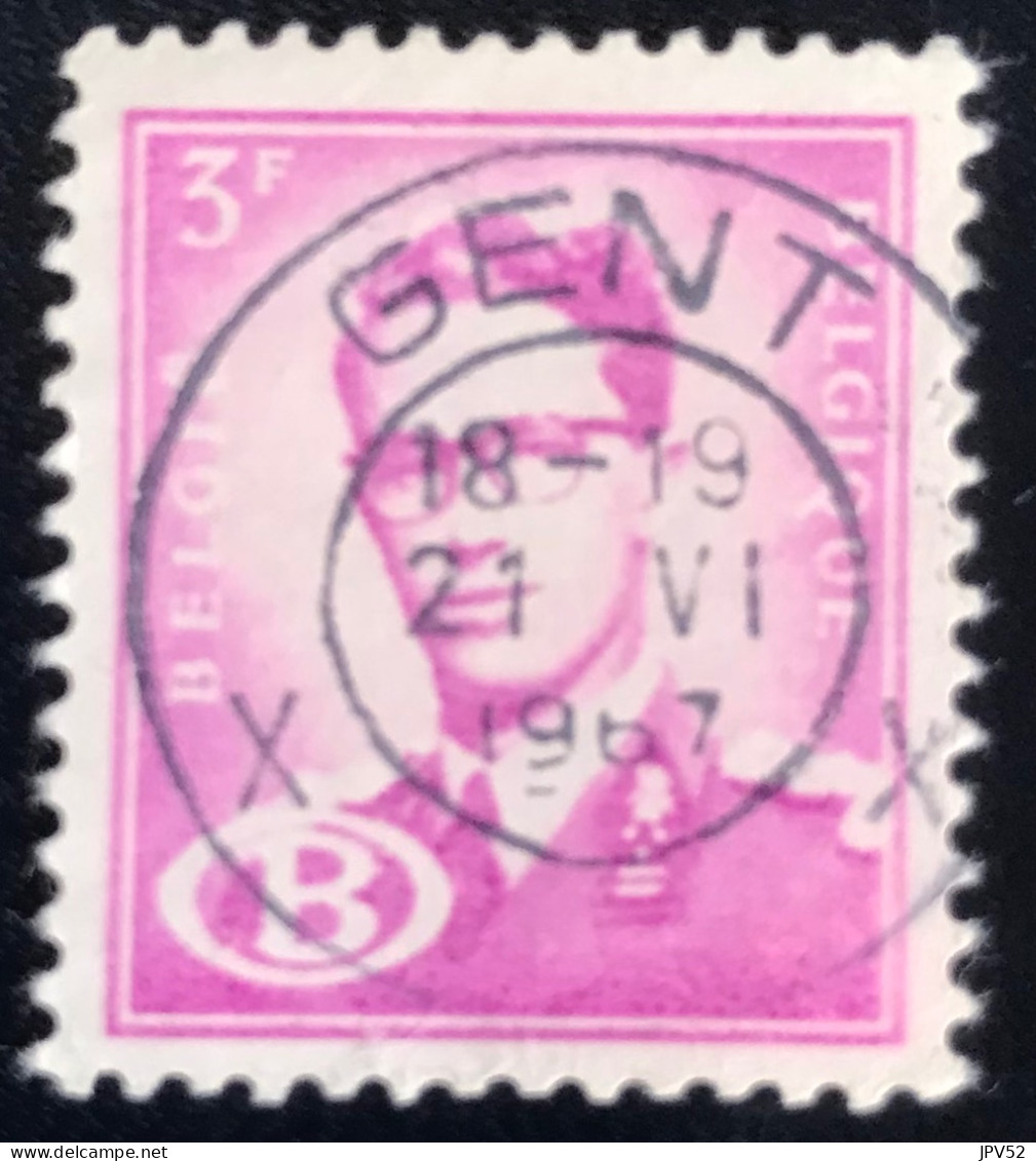 België - Belgique - C18/21 - 1954 - (°)used - Michel 59 - Koning Boudewijn - GENT - Afgestempeld