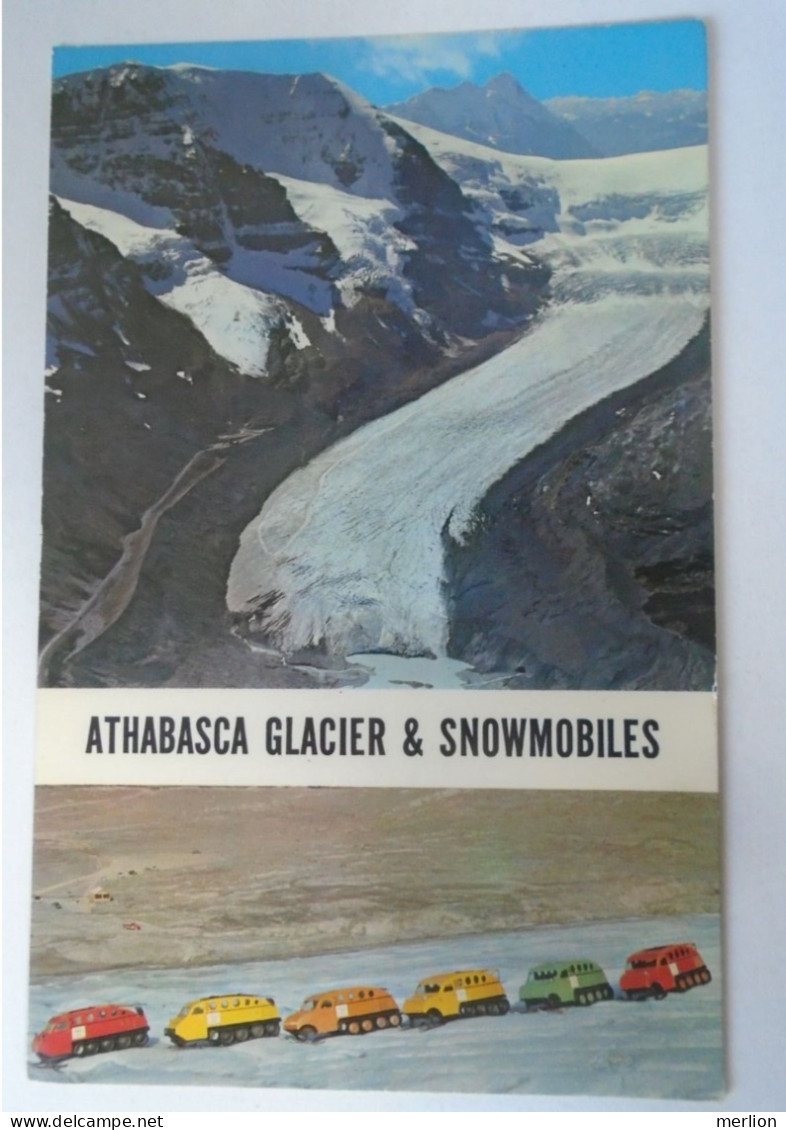 D197448    Canada Columbia Icefield Athabasca Glacier Snowmobile  Ca 1960 - Autres & Non Classés