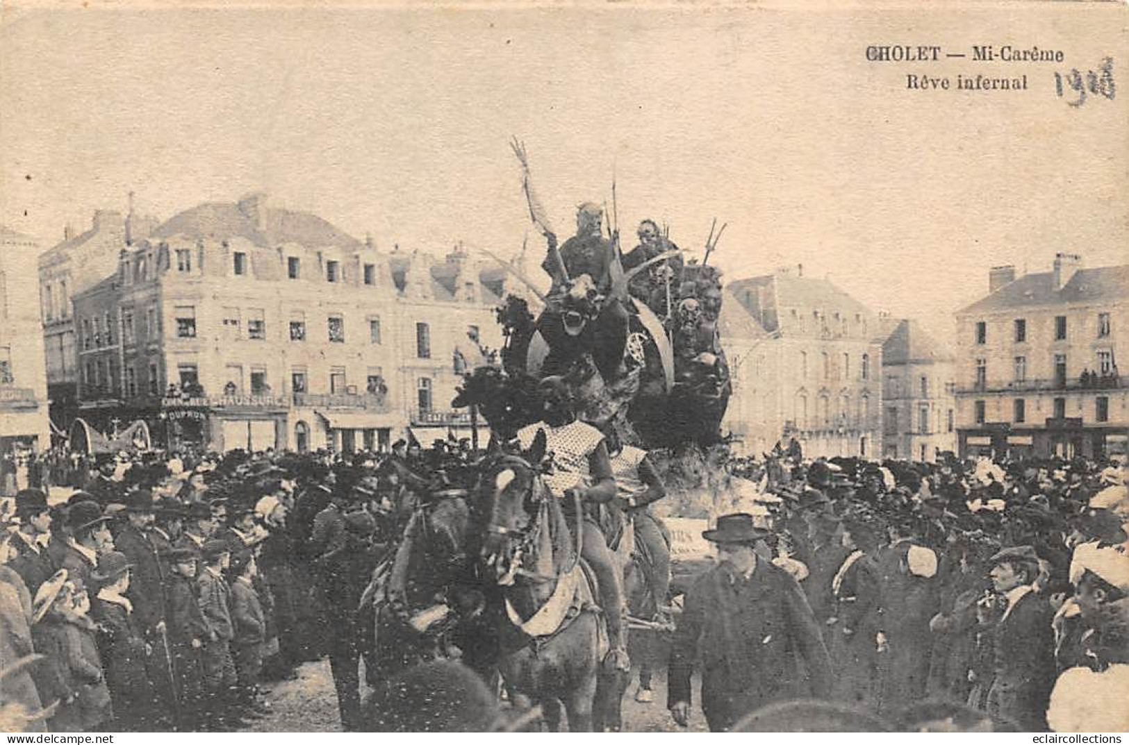 Cholet         49                 Mi-Carême    1908       Rêve Infernal          (Voir Scan) - Cholet