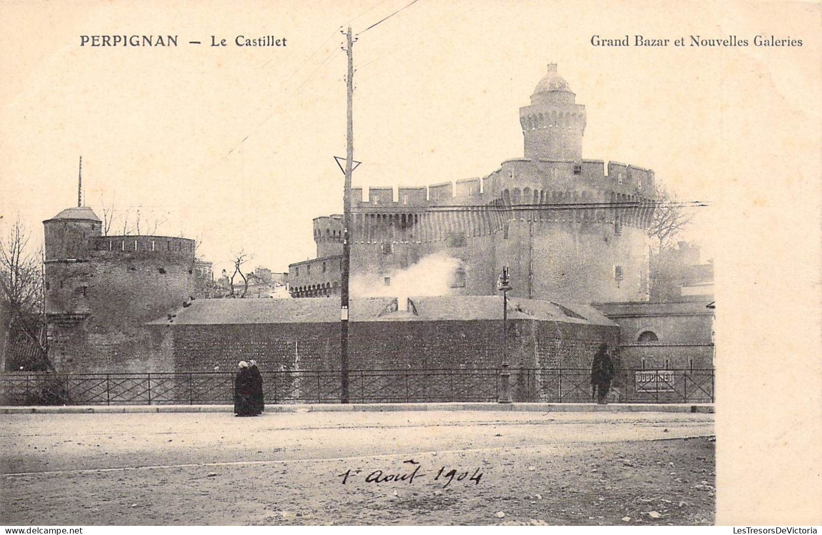 FRANCE - 66 - PERPIGNAN - Le Castillet - Août 1904 - Edit Grand Bazar - Carte Postale Ancienne - Perpignan