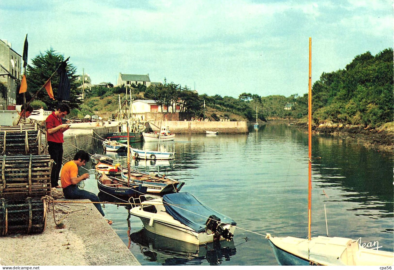 BRIGNEAU En MOELAN - Le Port - N°23.070-3 JEAN éd. - Moëlan-sur-Mer