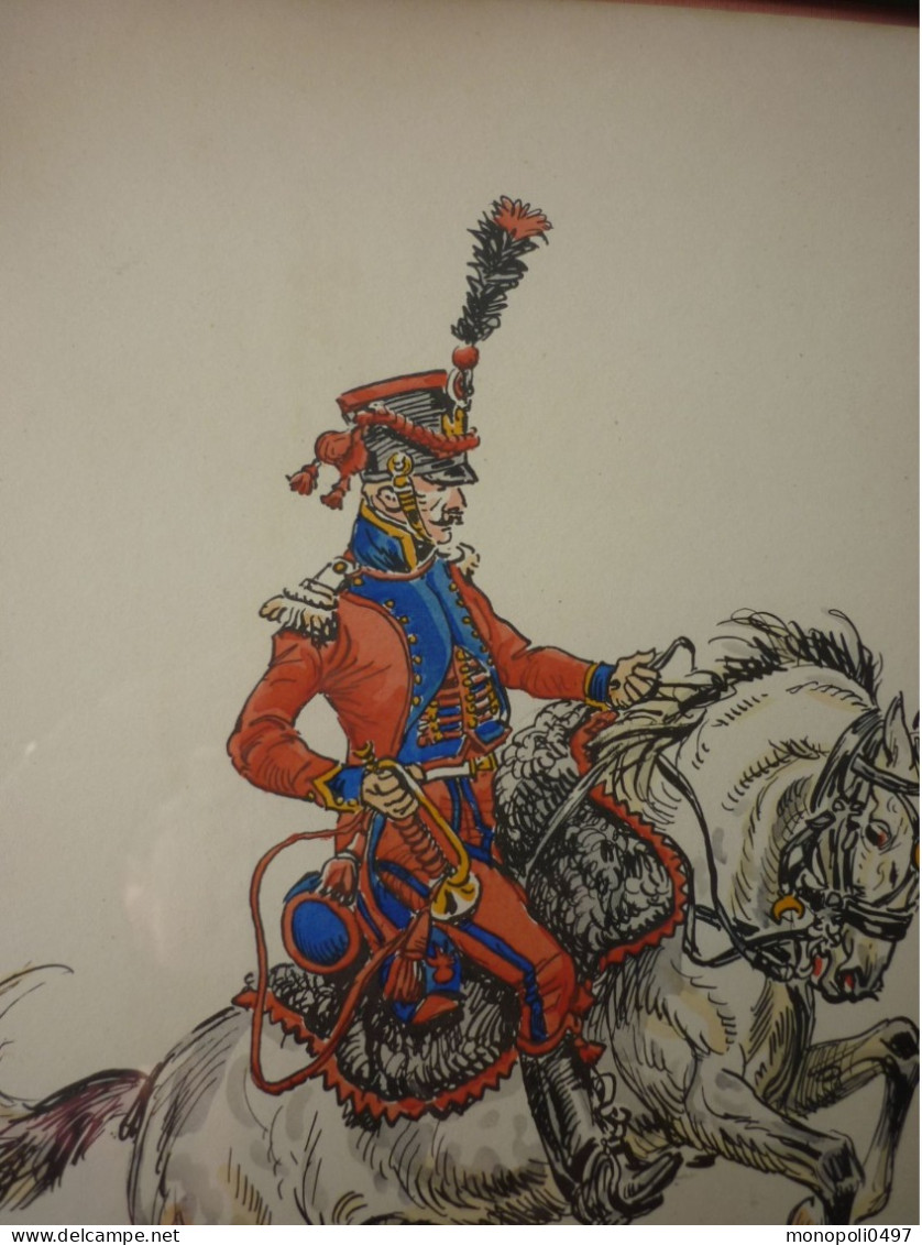 Eugène Leliepvre - Deux Lithographies En Couleur - Militaire - Militaria - Hedendaagse Kunst