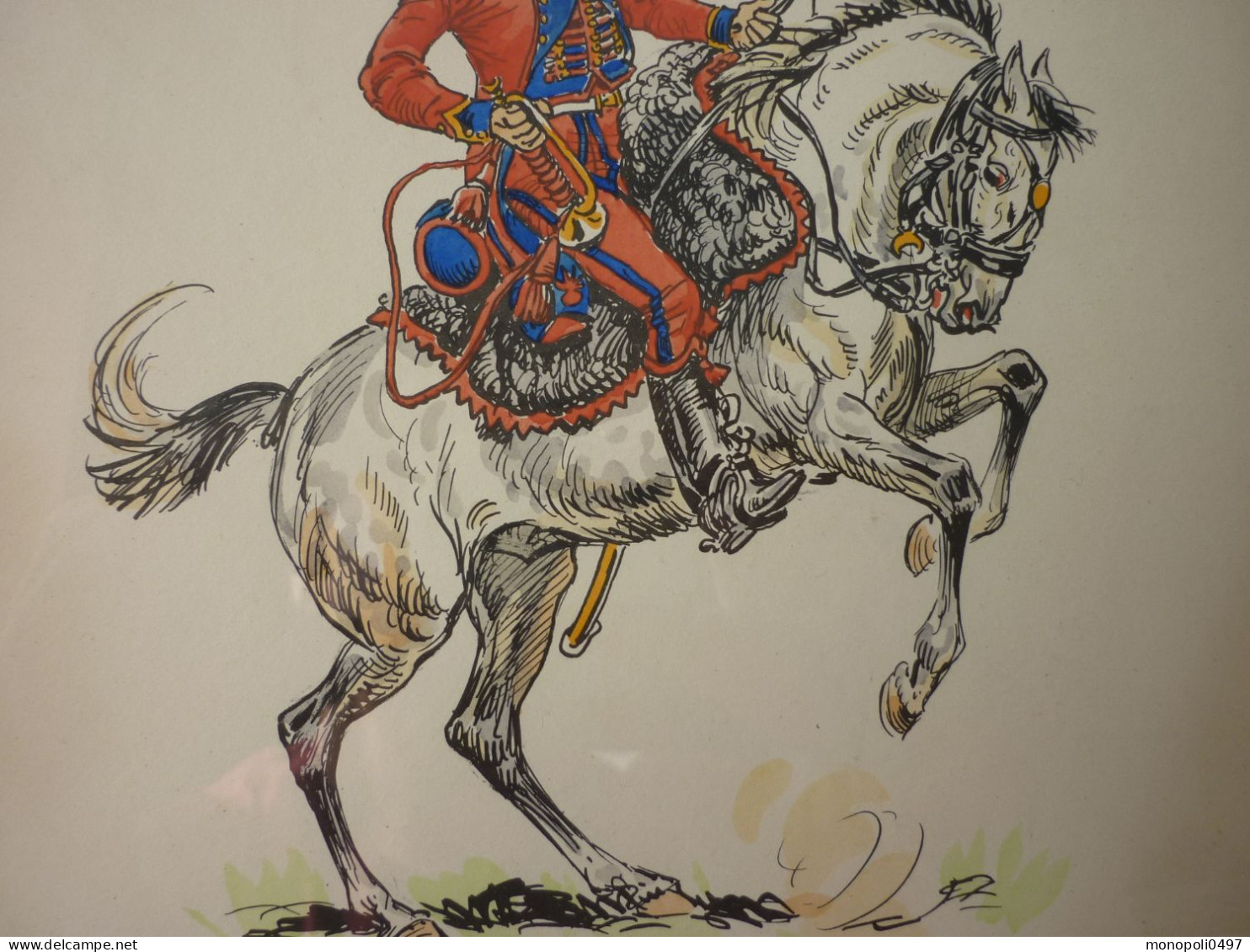 Eugène Leliepvre - Deux lithographies en couleur - Militaire - Militaria