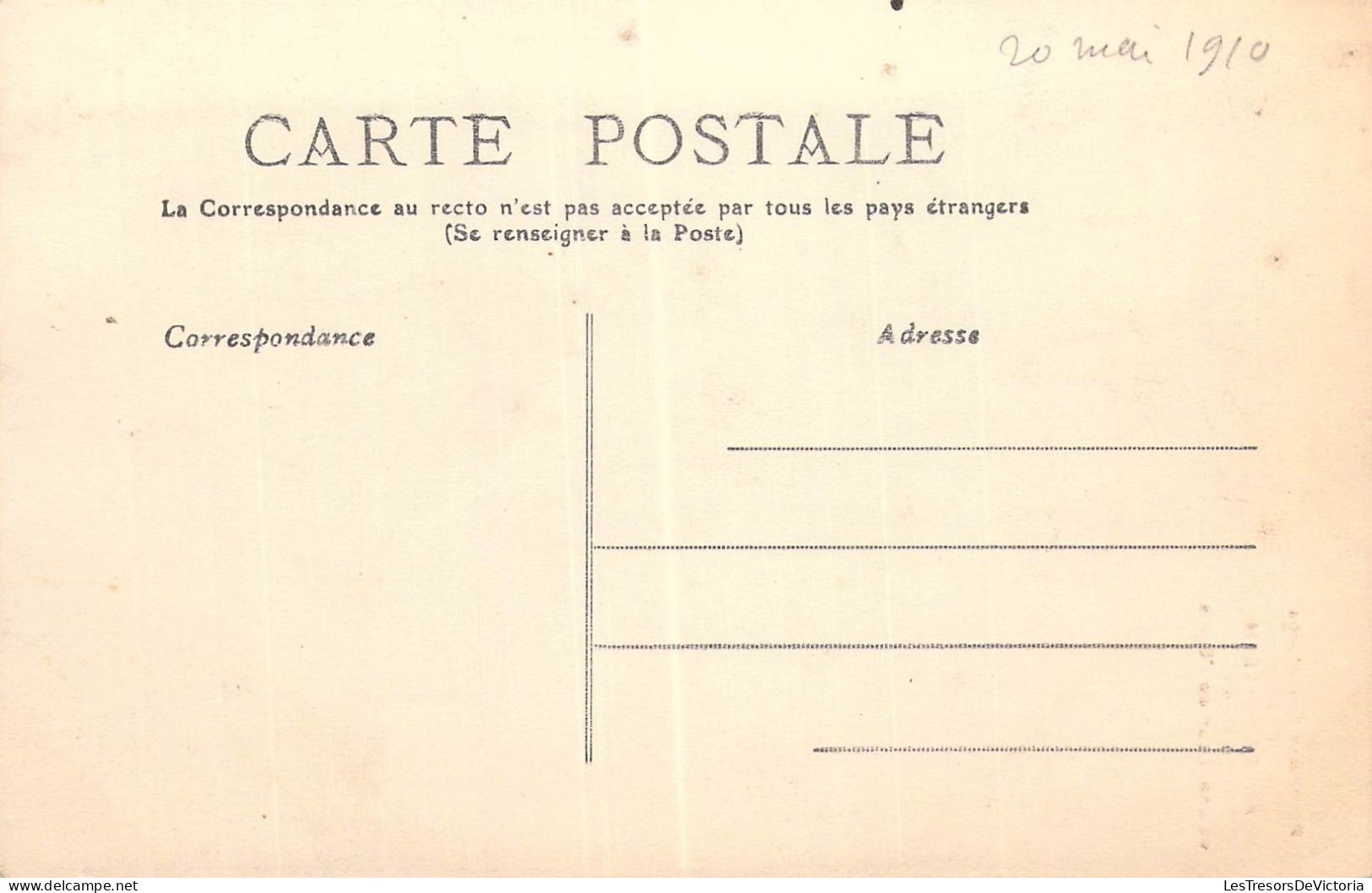 FRANCE - 66 - ARLES SUR TECH - La Place Et Une Tour De L'église - 20 Mai 1910 - Carte Postale Ancienne - Autres & Non Classés