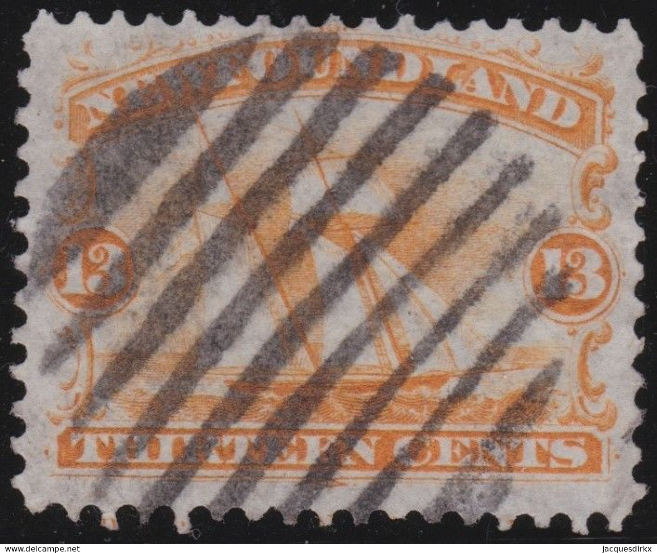 Newfoundland     .    SG  .  29  (2 Scans)      .     O      .    Cancelled - Used Stamps