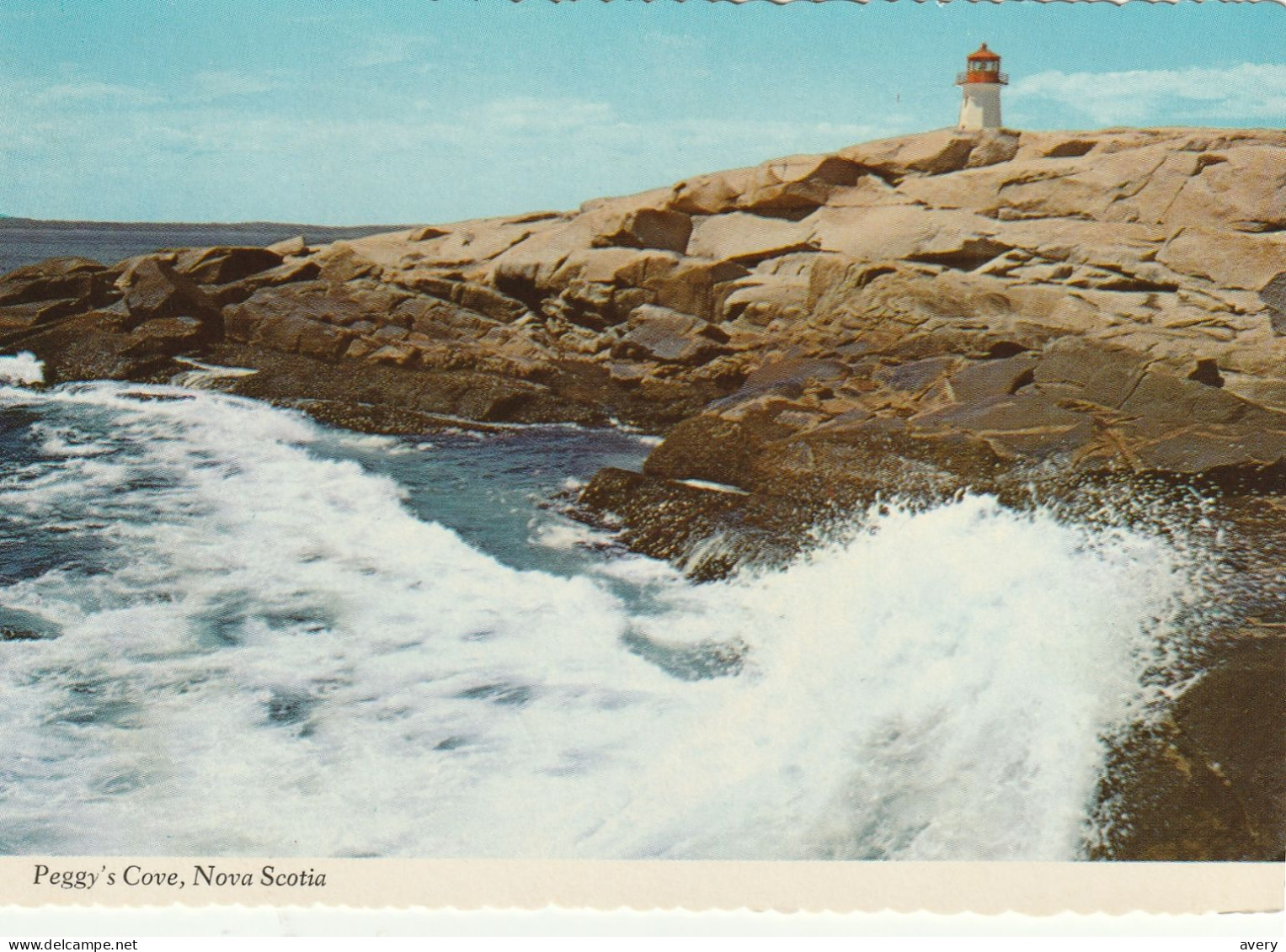 Halifax Book Room  BR-811-C Pounding Surf And Rugged Rock, Peggy's Cove, Nova Scotia - Autres & Non Classés