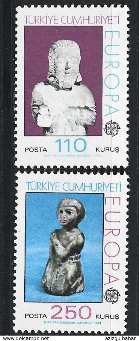 1974 - EUROPA - BRIDGES - TURKISH CYPRUS STAMPS - UMM - 1 SET - 1974