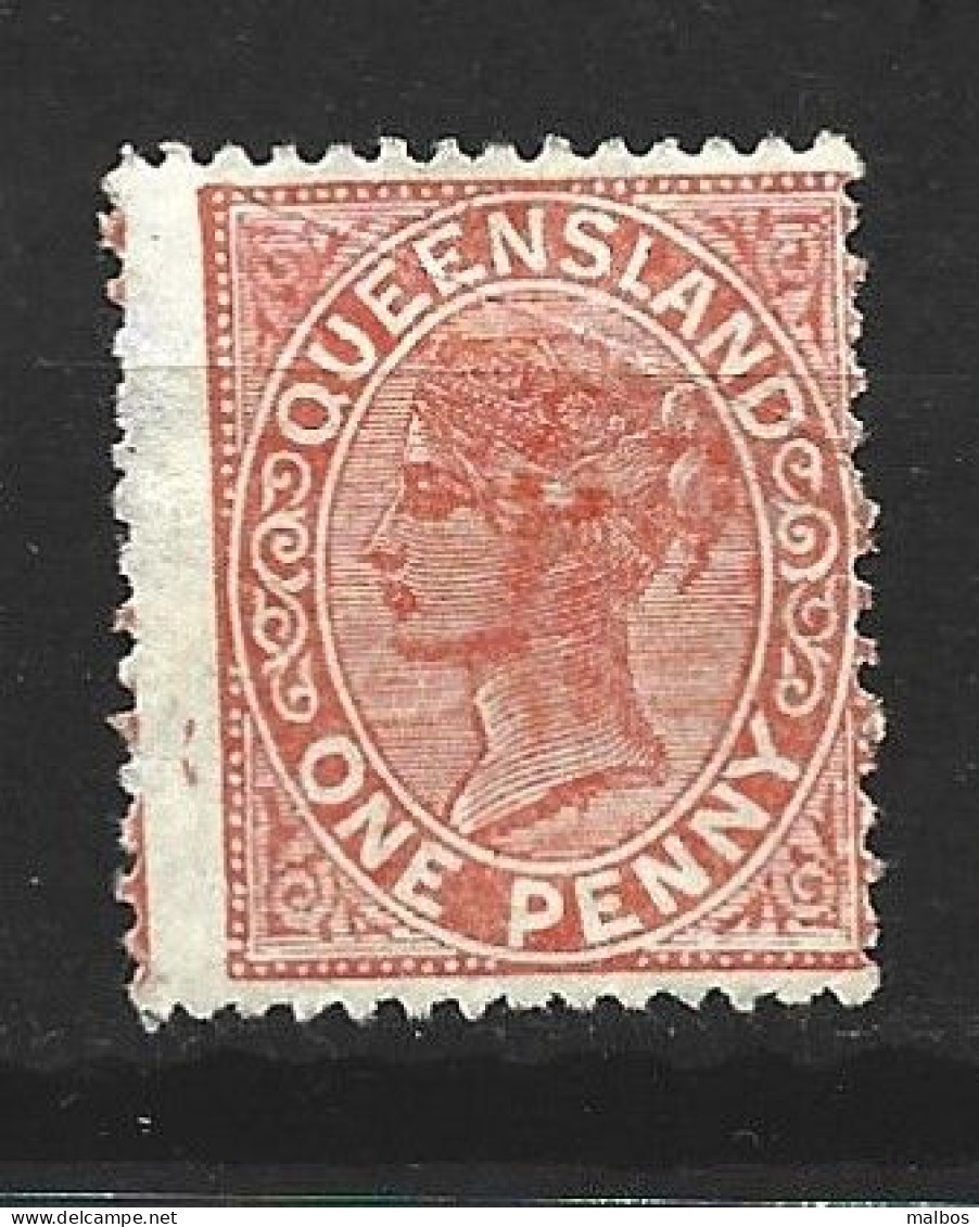 AUSTRALIE - Queensland 1868 (*)   S&G 83   - P13    - Wmk 6    - Sans Gomme - Without Gum - Ongebruikt