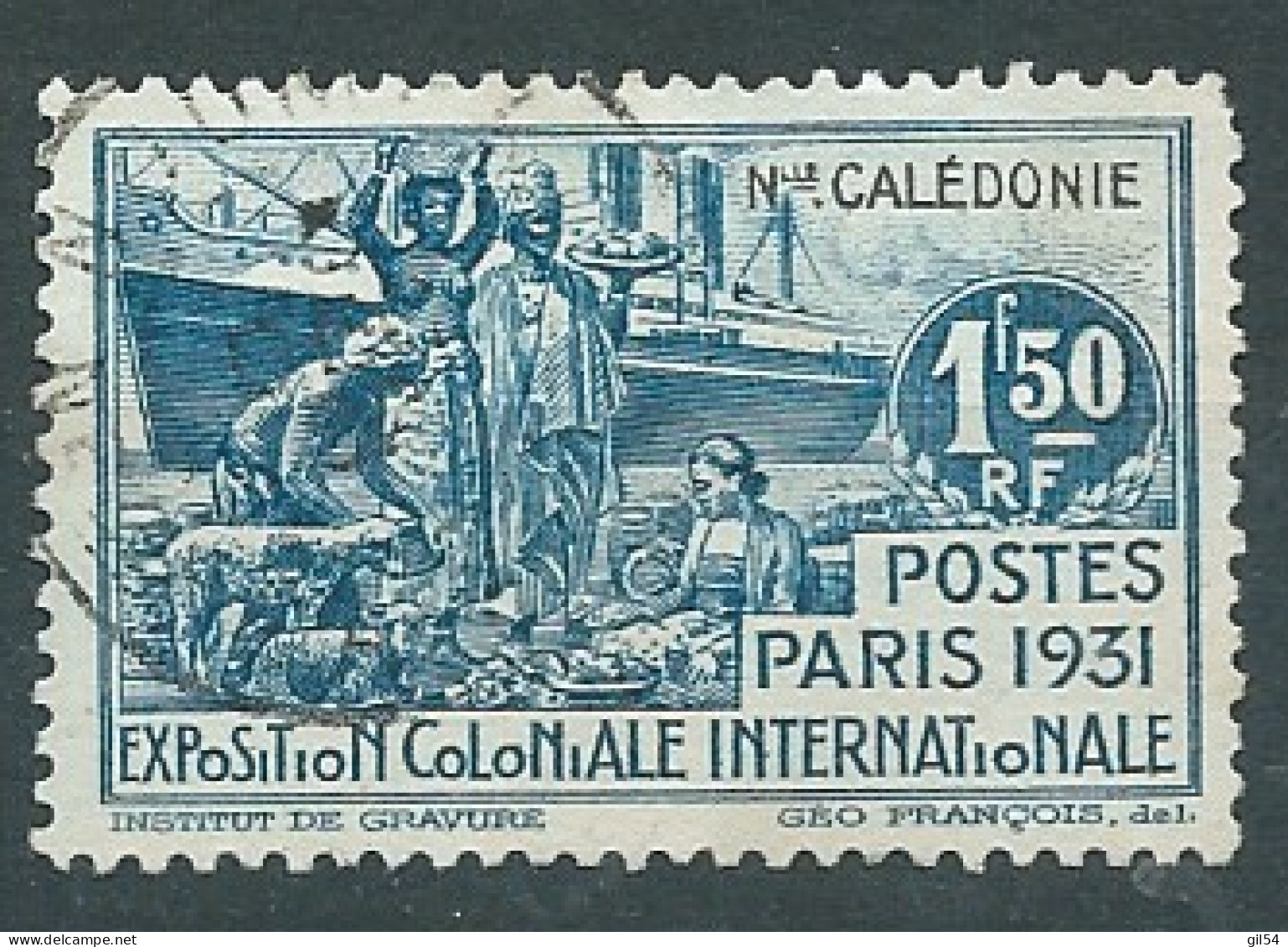 Nouvelle Calédonie  - Yvert N° 165 Oblitéré  - Pal 11912 - Usati