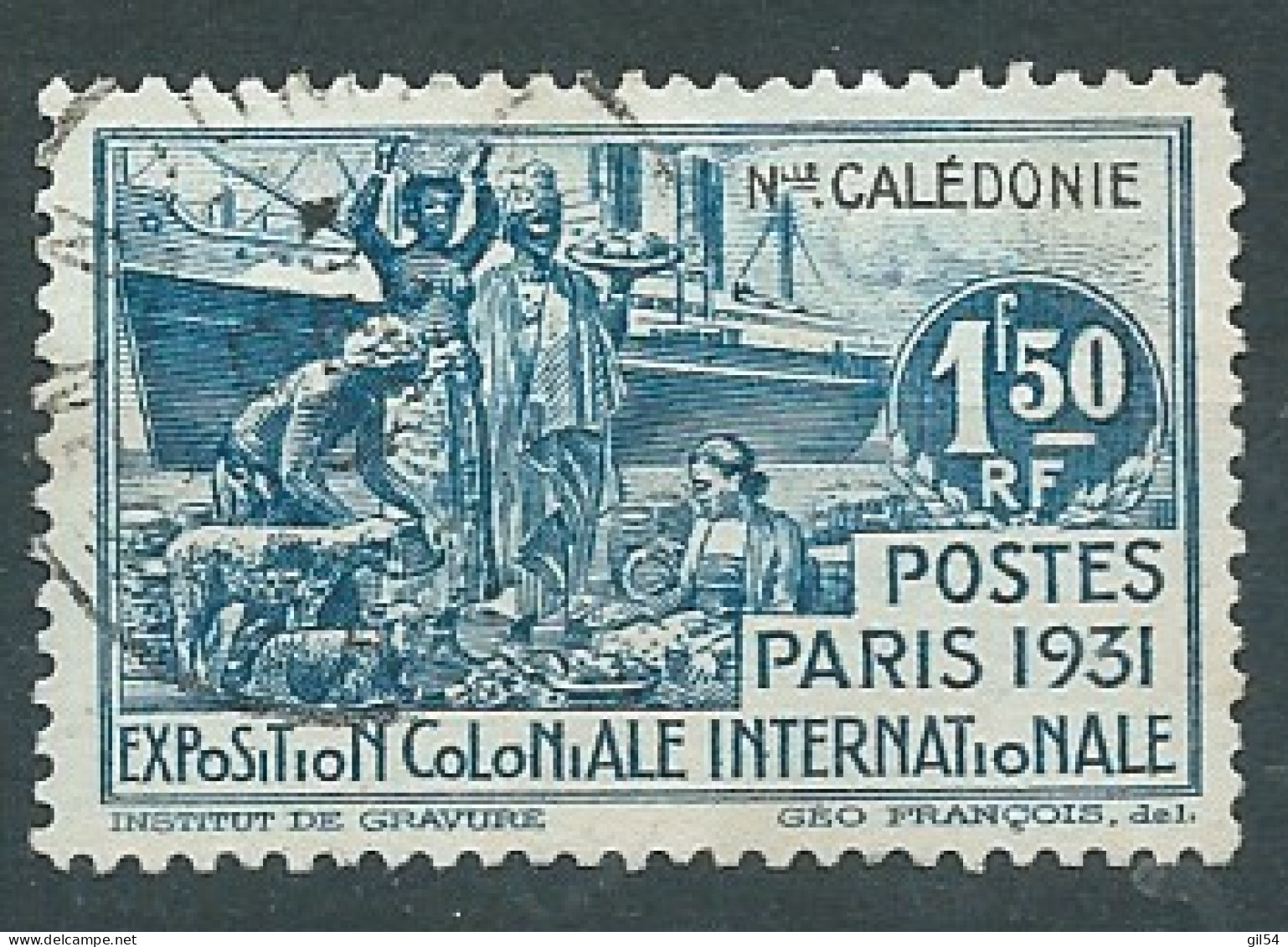 Nouvelle Calédonie  - Yvert N° 165 Oblitéré  - Pal 11912 - Gebruikt