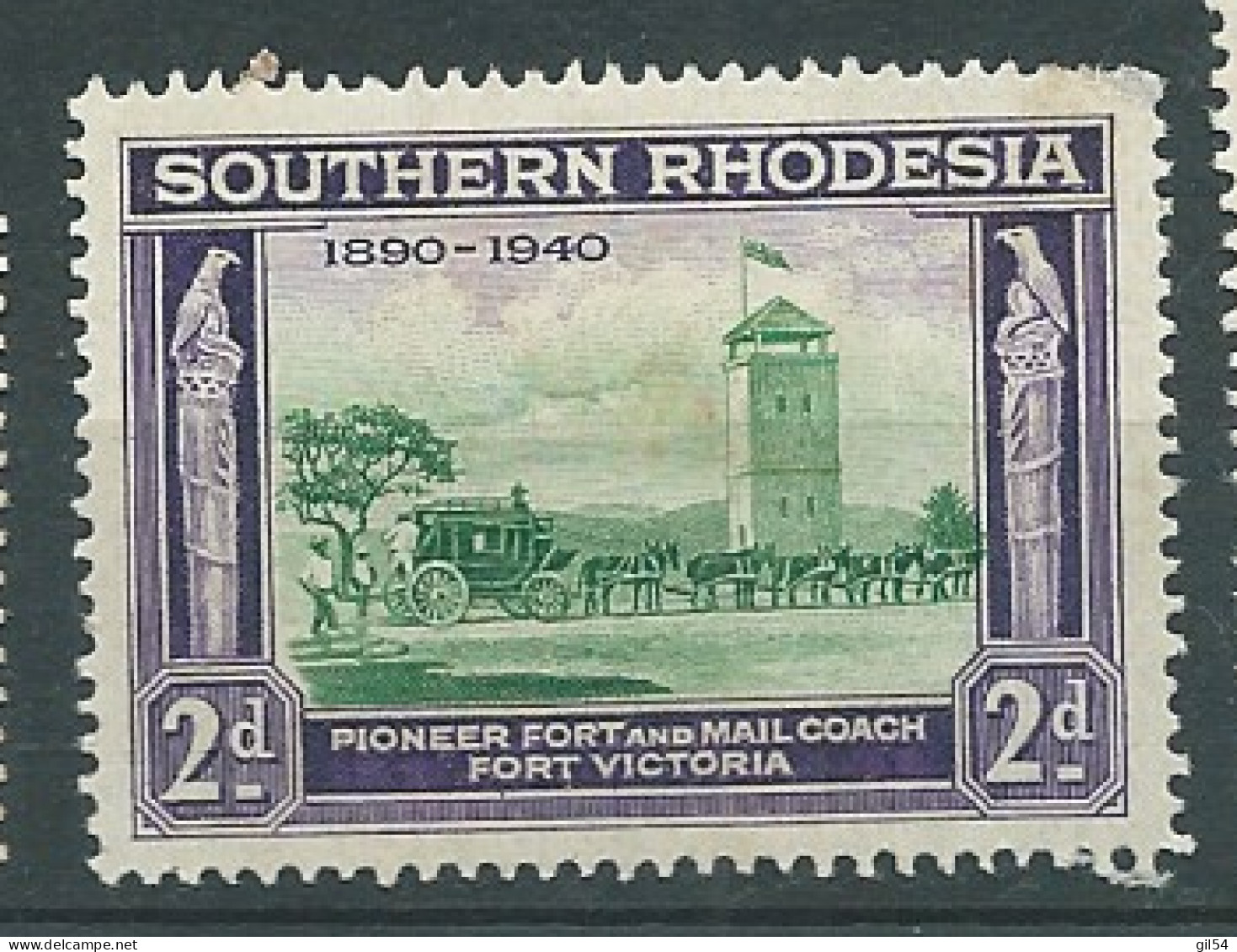 Rhodésie Du Sud   - Yvert N° 57 * - Pal 11934 - Southern Rhodesia (...-1964)