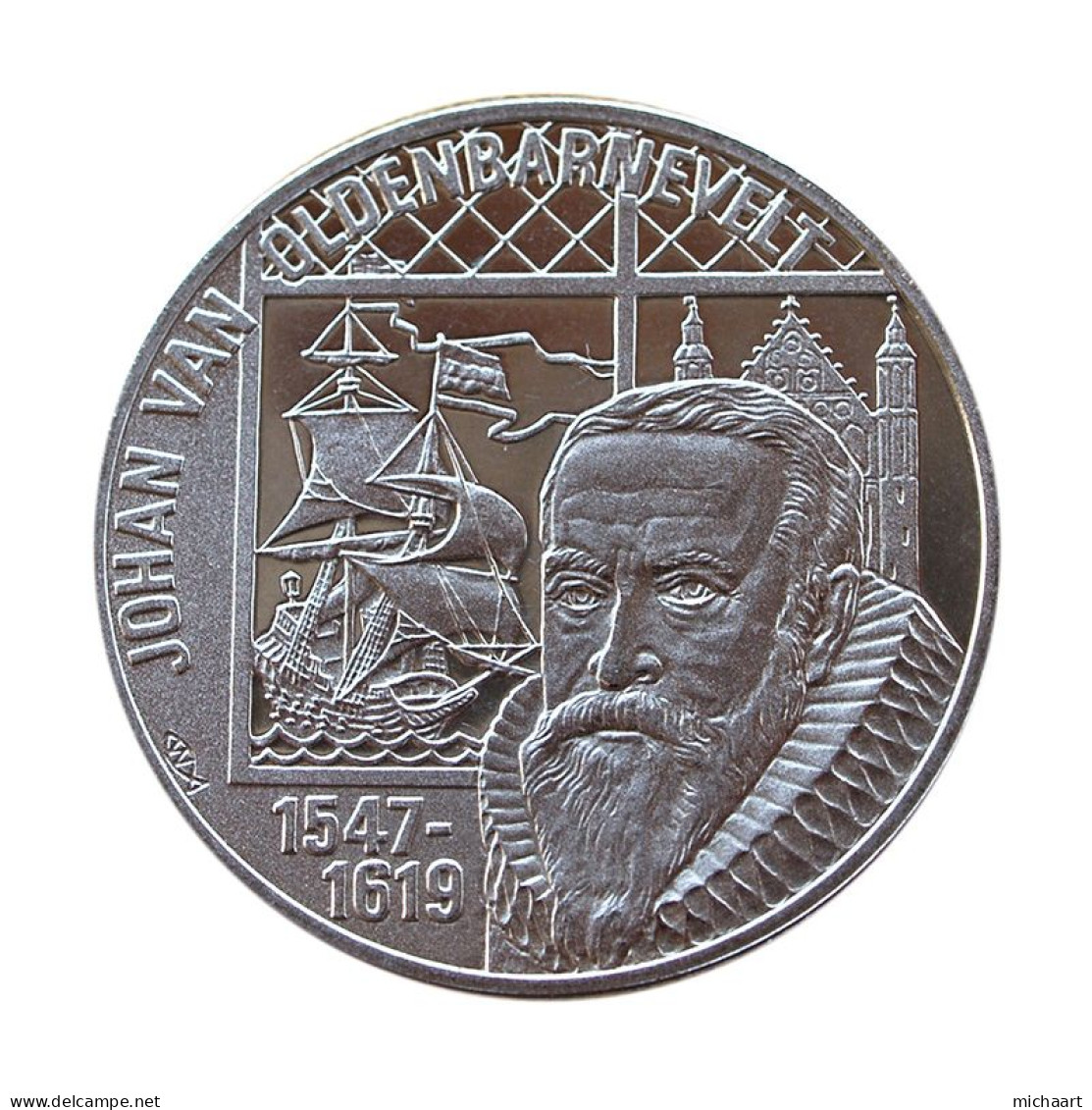 Netherlands 2 Coins Lot 5 Euro Barentsz 1996 Van Oldenbarnevelt 1997 04295 - Monnaies Commerciales
