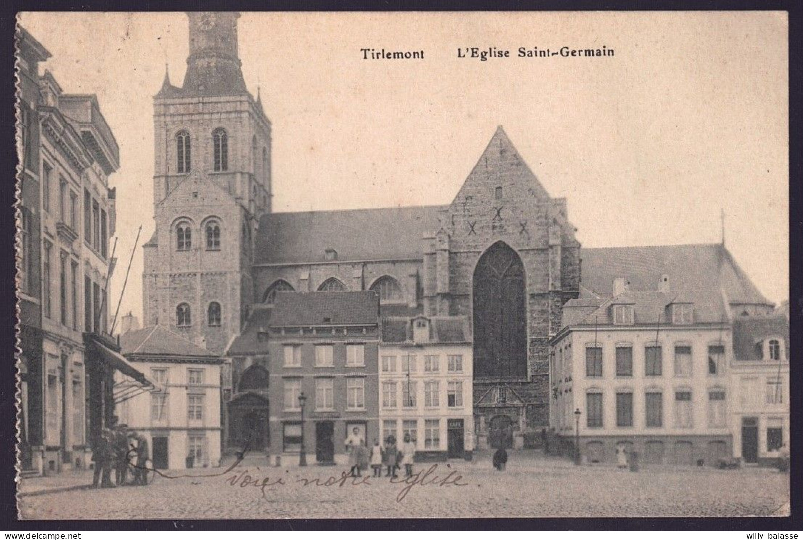 +++ CPA / TA - TIENEN - TIRLEMONT - Eglise St Germain  // - Tienen