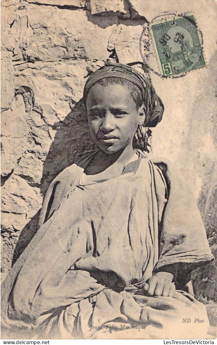 AFRIQUE - ALGER - FEMMES - Jeune Fille Mauresque - Carte Postale Ancienne - Mujeres