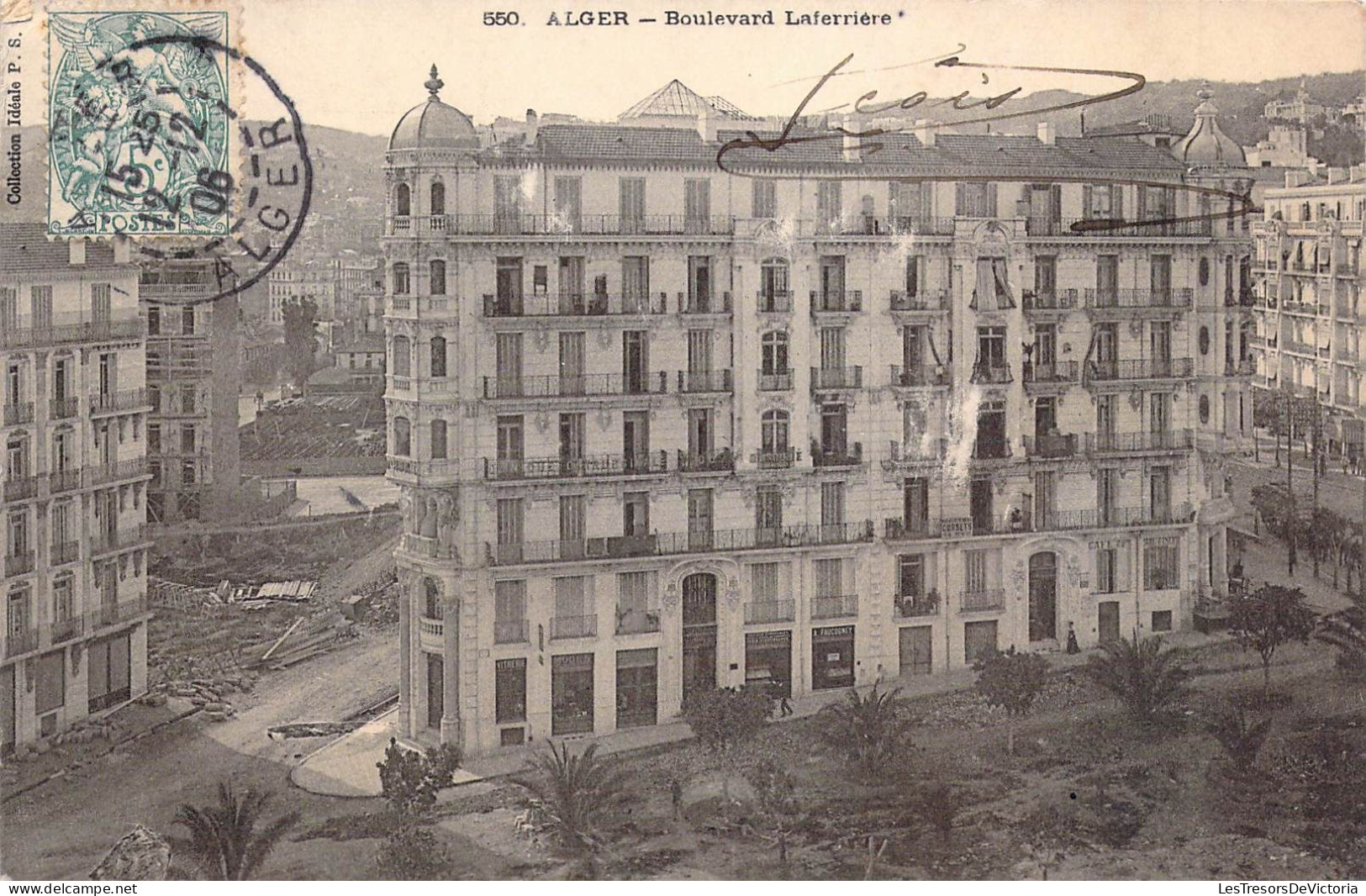 AFRIQUE - ALGER - Boulevard Laferrière - Carte Postale Ancienne - Femmes